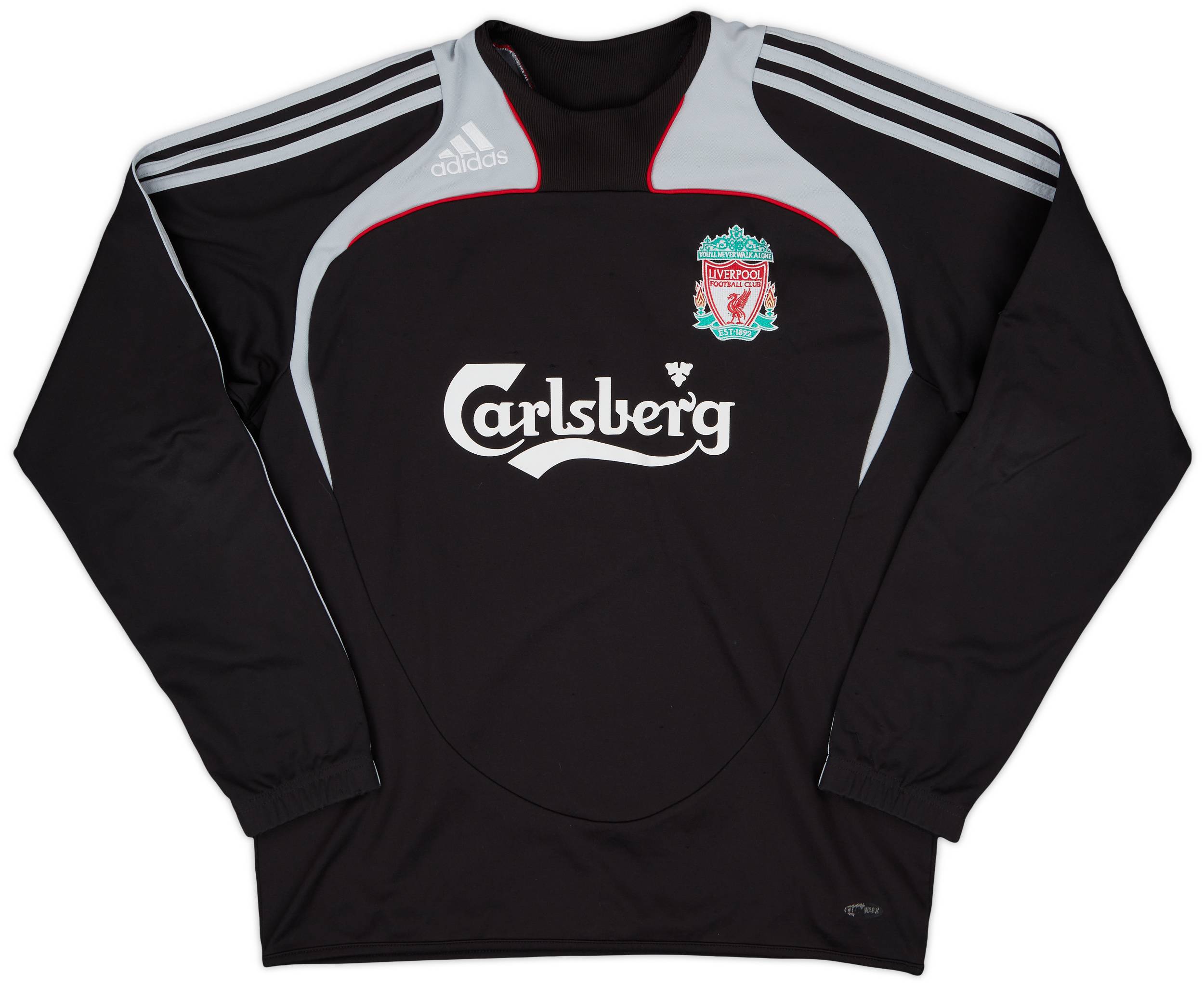 2008-09 Liverpool adidas Sweat Top - 8/10 - (M)