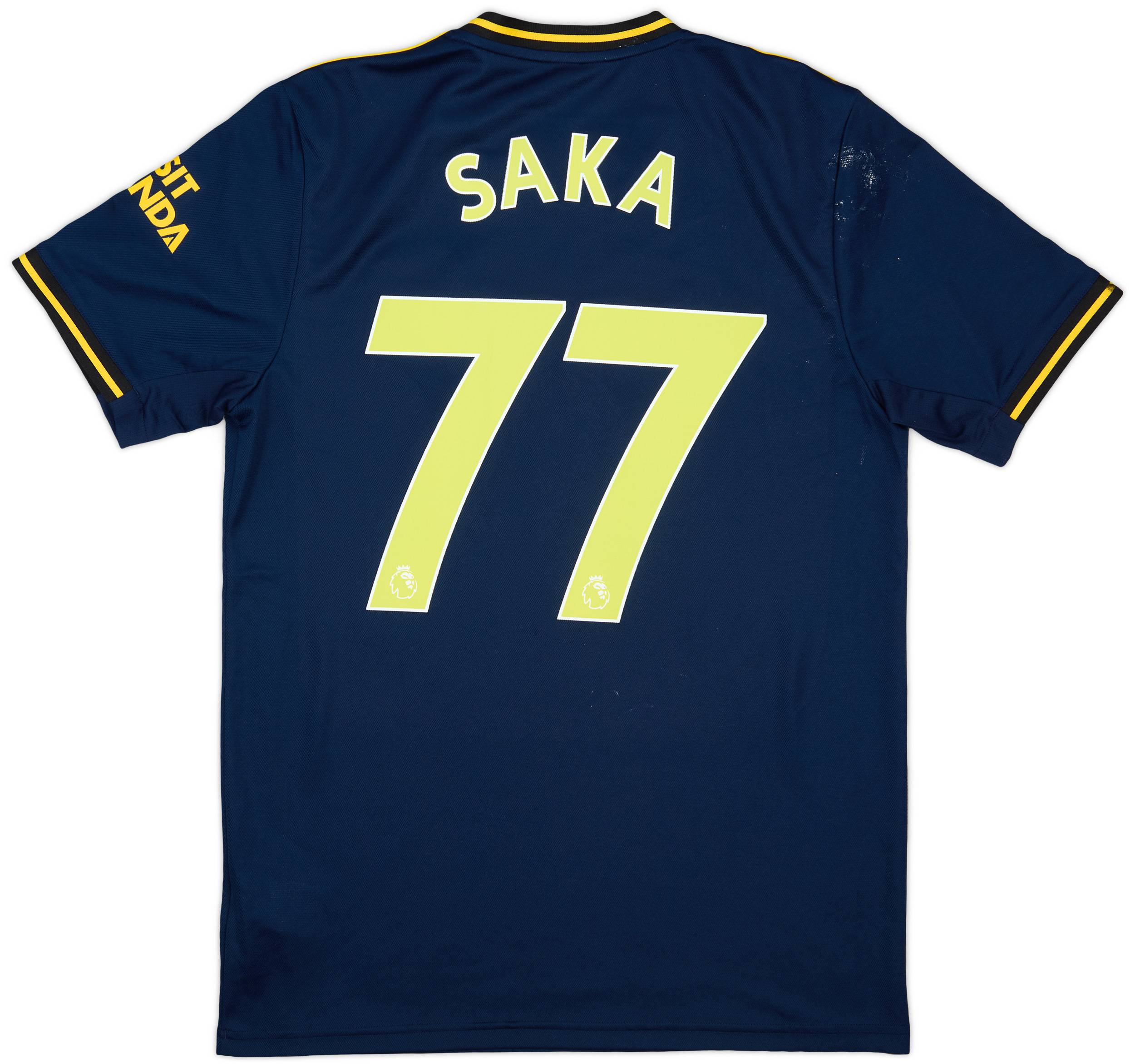 2019 20 Arsenal Third Shirt Saka 77 6 10 M