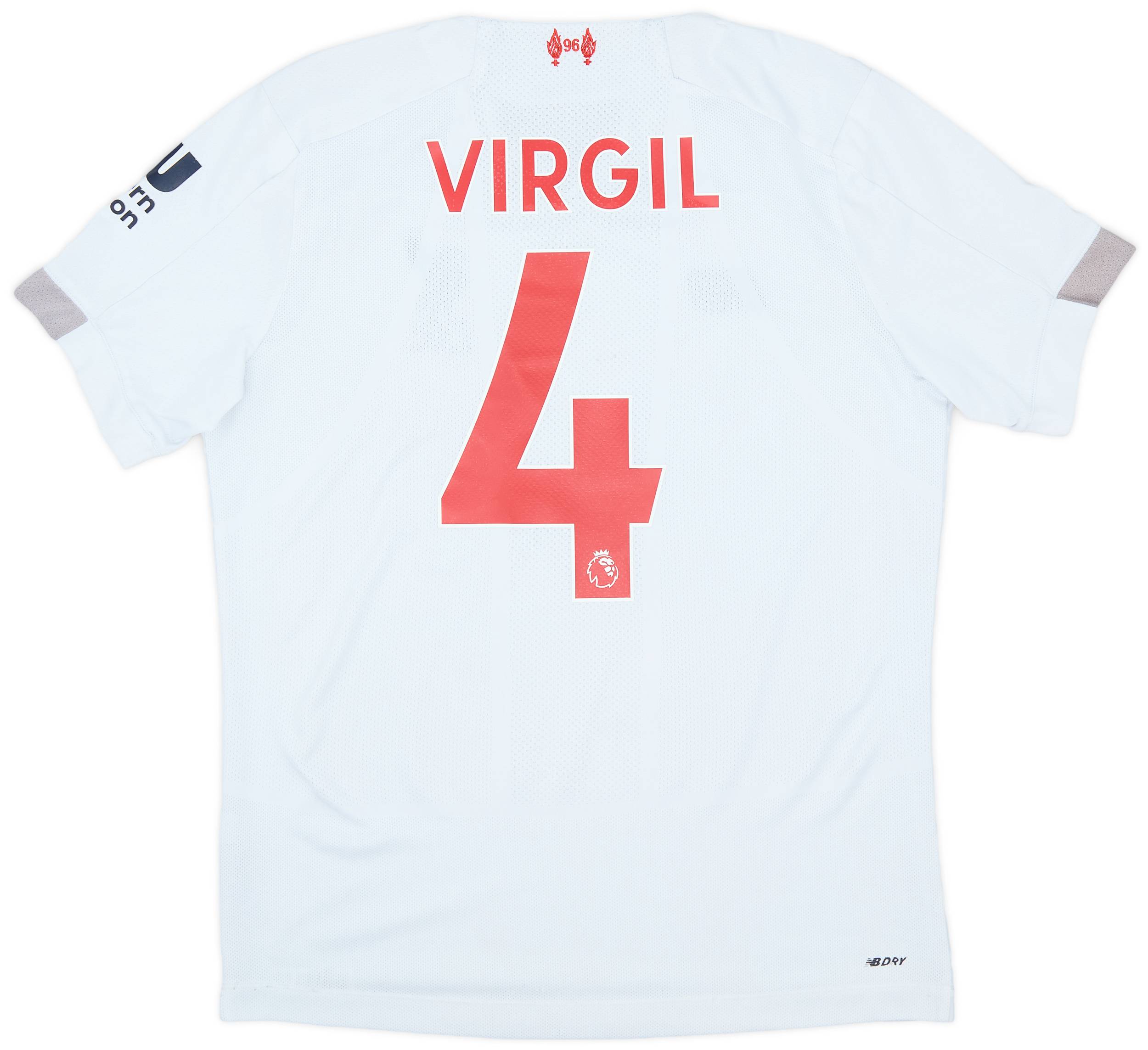 2019-20 Liverpool Away Shirt Virgil #4 - 7/10 - (S)