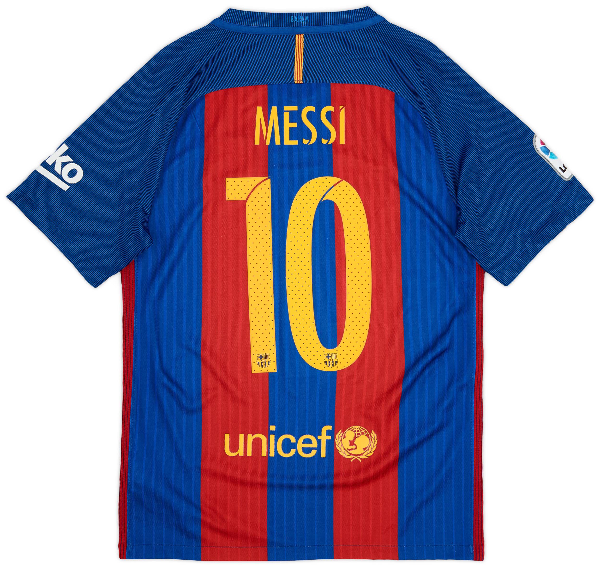 2016-17 Barcelona Home Shirt Messi #10 - 9/10 - (S)