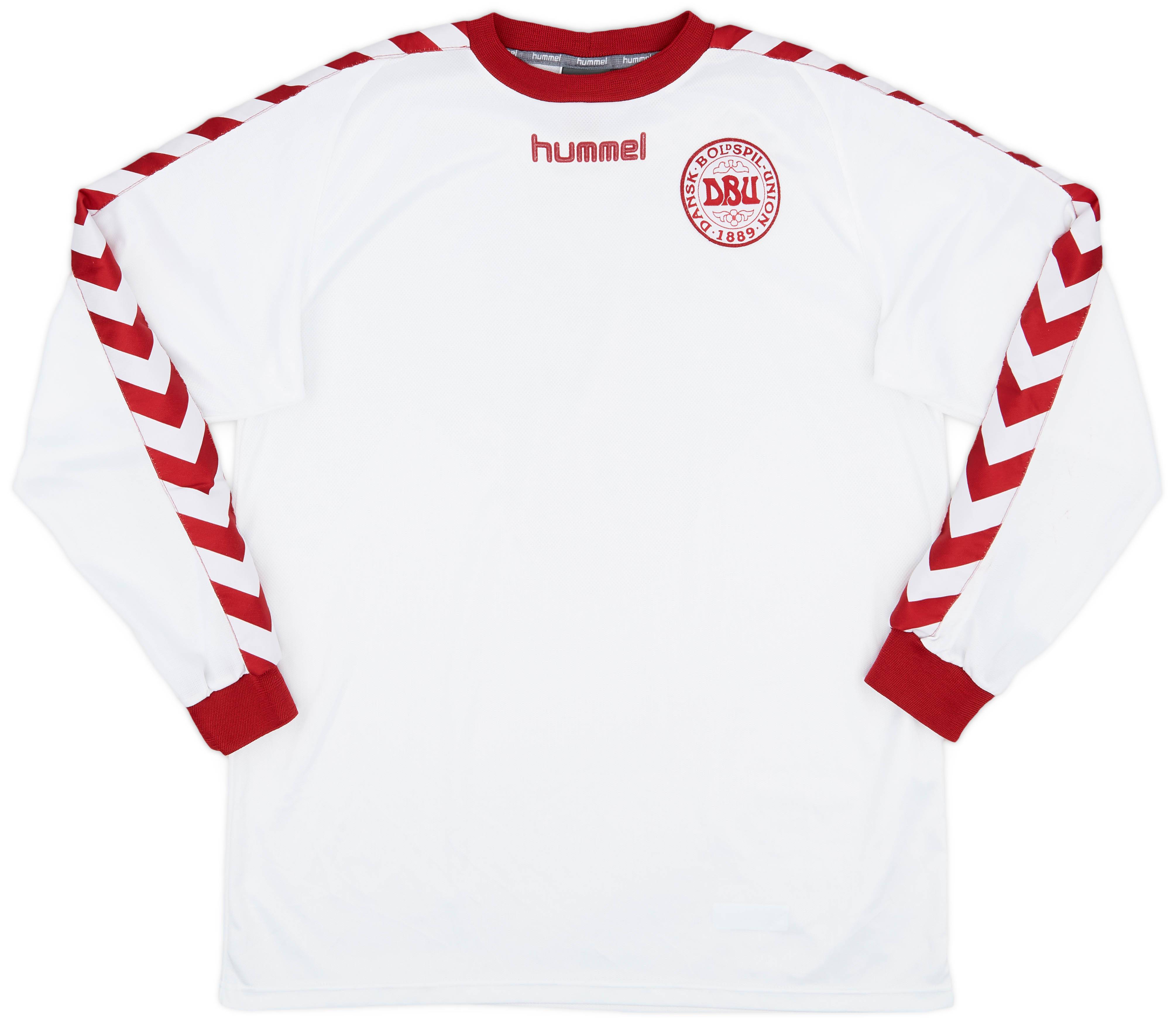 2002 Denmark Away L/S Shirt - 9/10 - (M/L)
