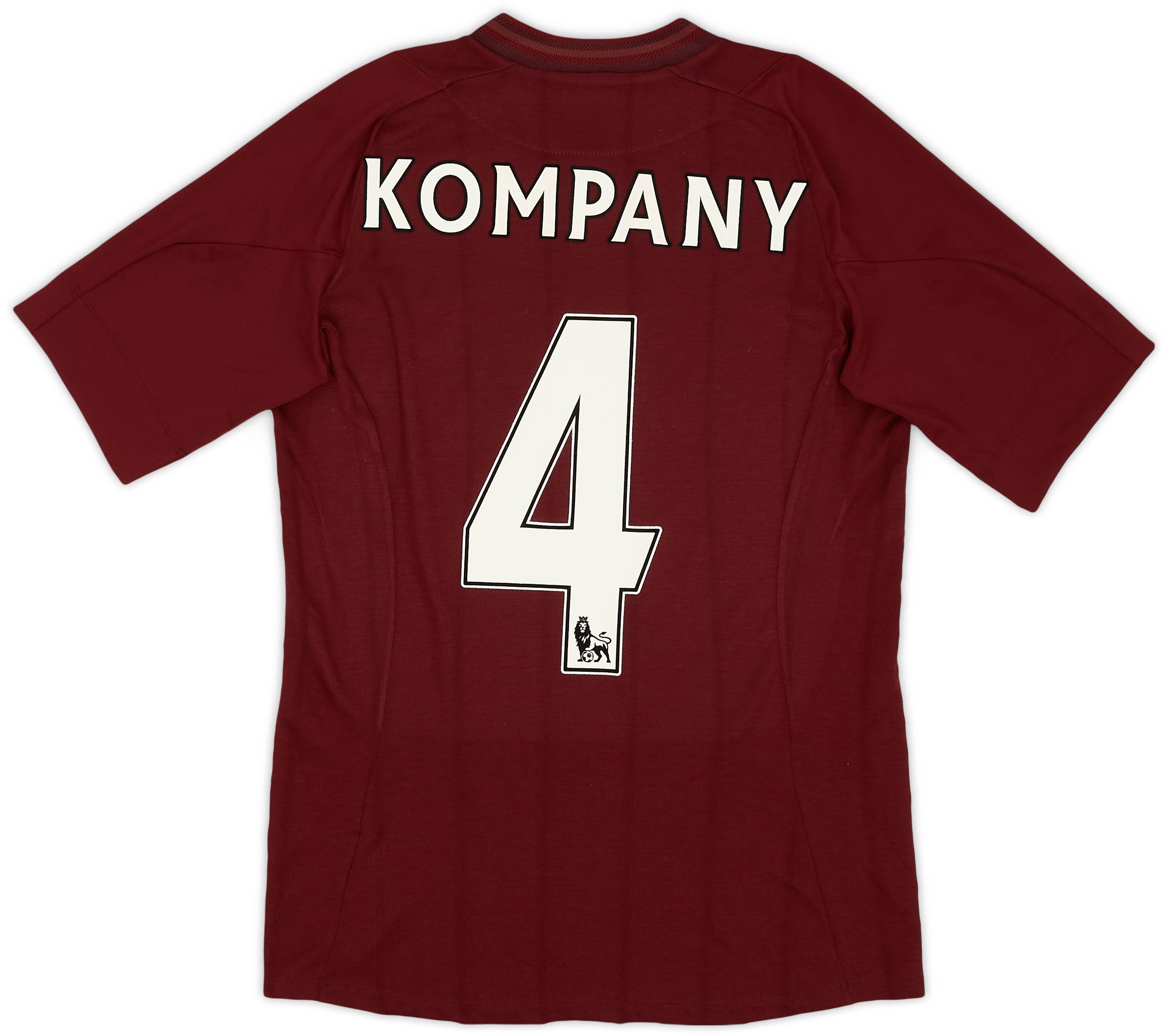 2012-13 Manchester City Away Shirt Kompany #4 (S)