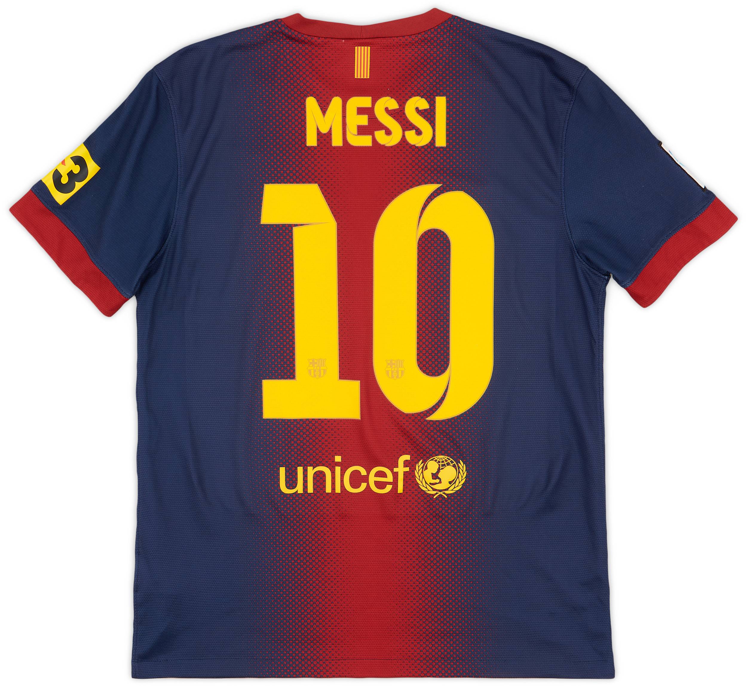 2012-13 Barcelona Home Shirt Messi #10 - 7/10 - (M)