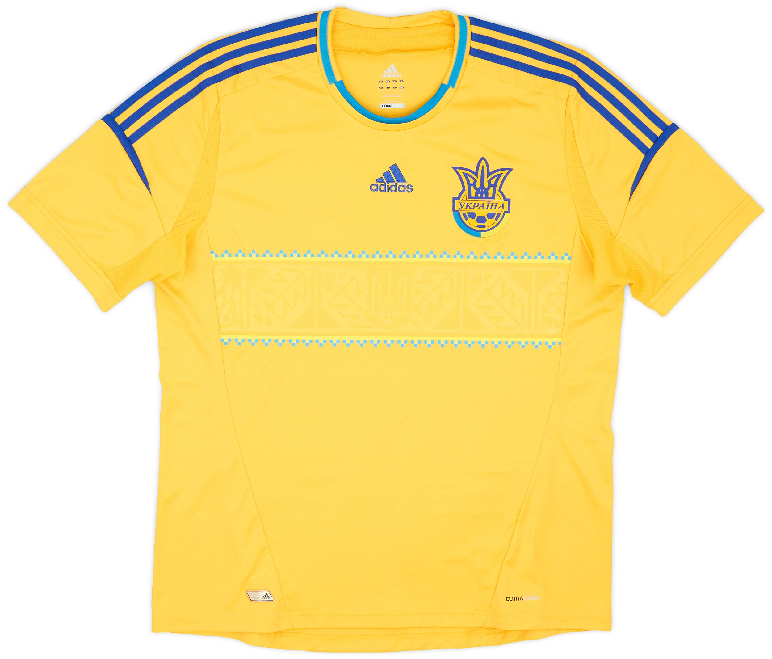 2011-13 Ukraine Home Shirt #7 - 8/10 - (XL)