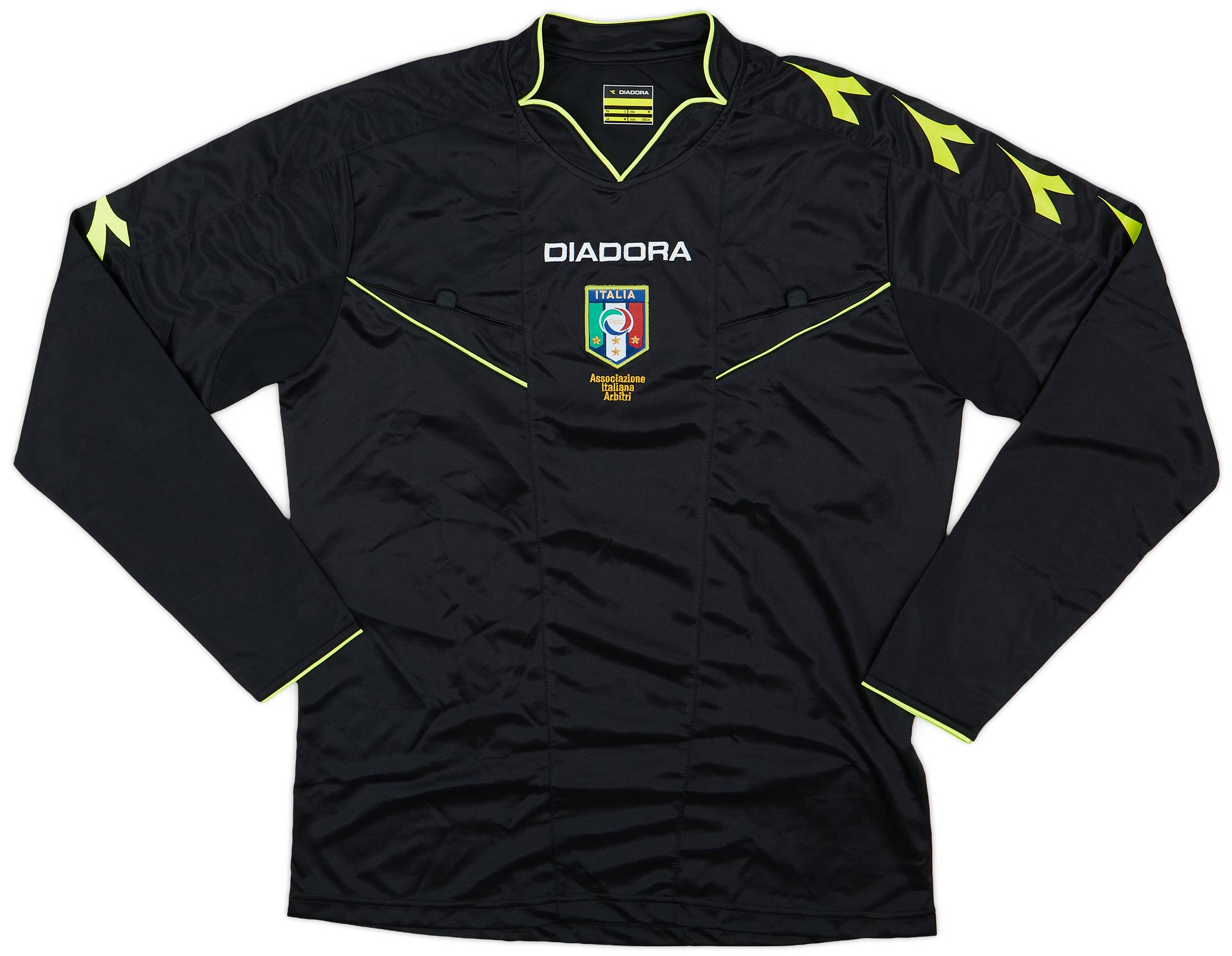 2013-15 Italy Diadora Referee Issue Shirt - 8/10 - (M)