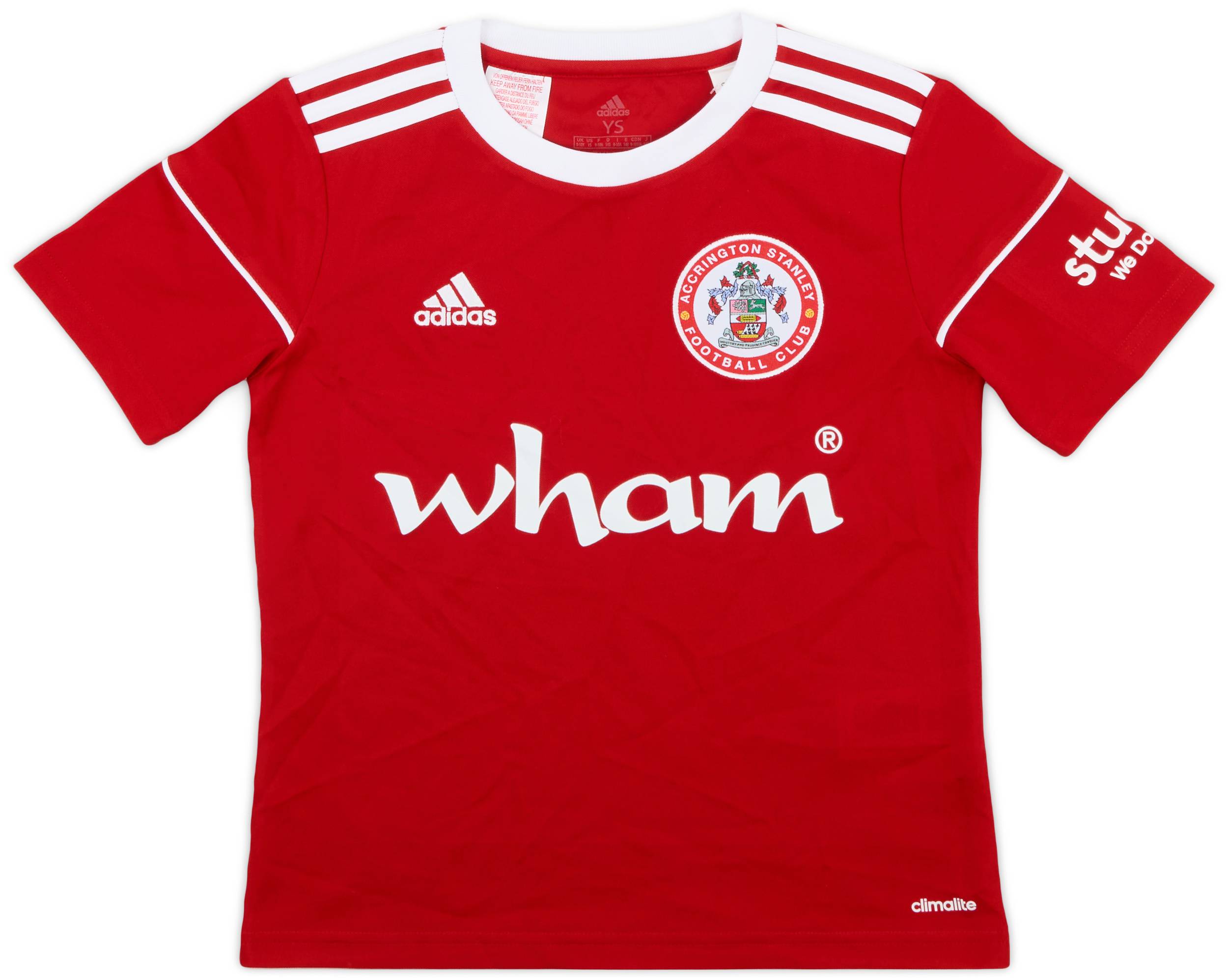 2019-20 Accrington Stanley Home Shirt - 9/10 - (M.Boys)