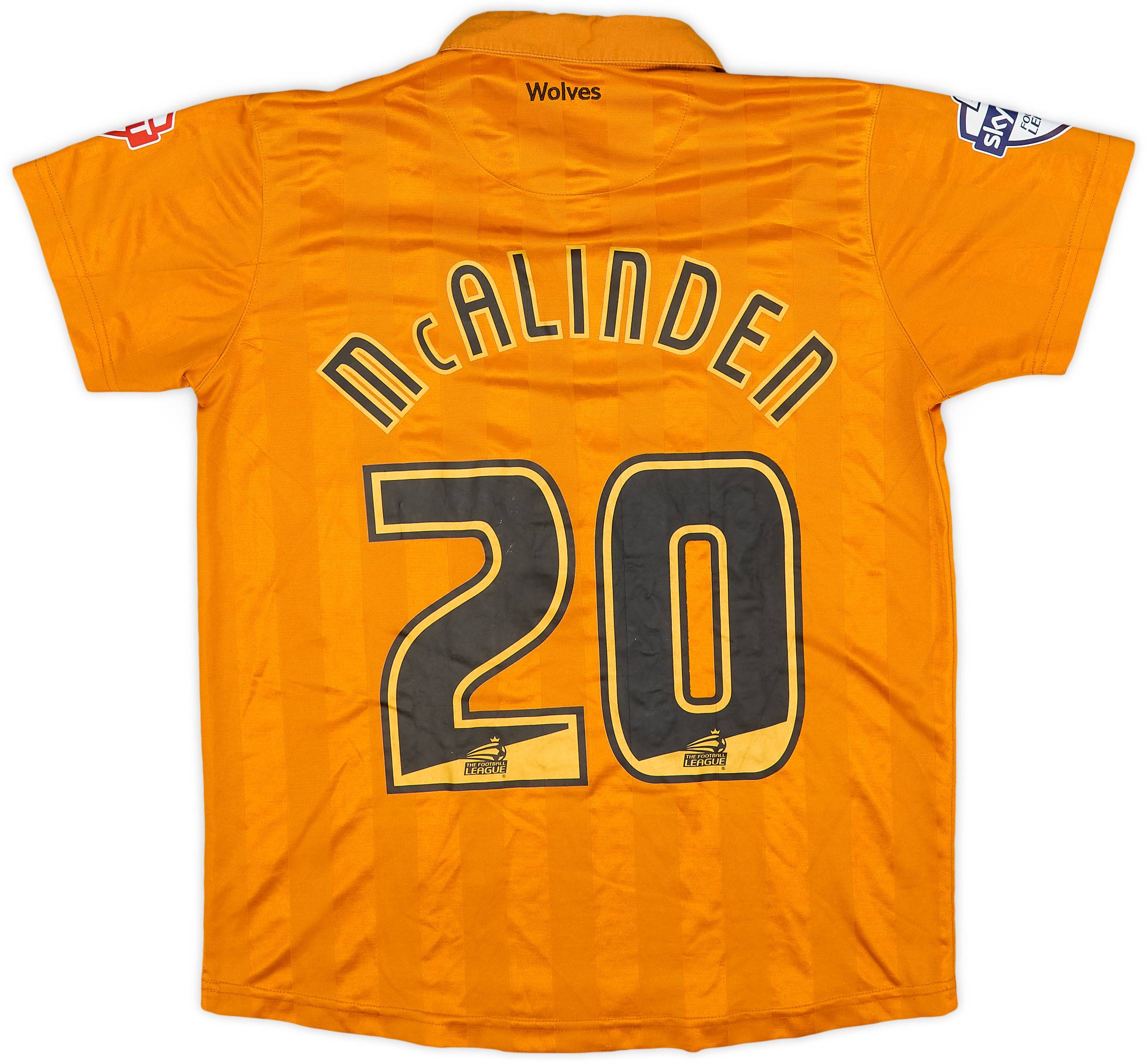 2012-13 Wolves Home Shirt McAlinden #20 - 7/10 - (M)