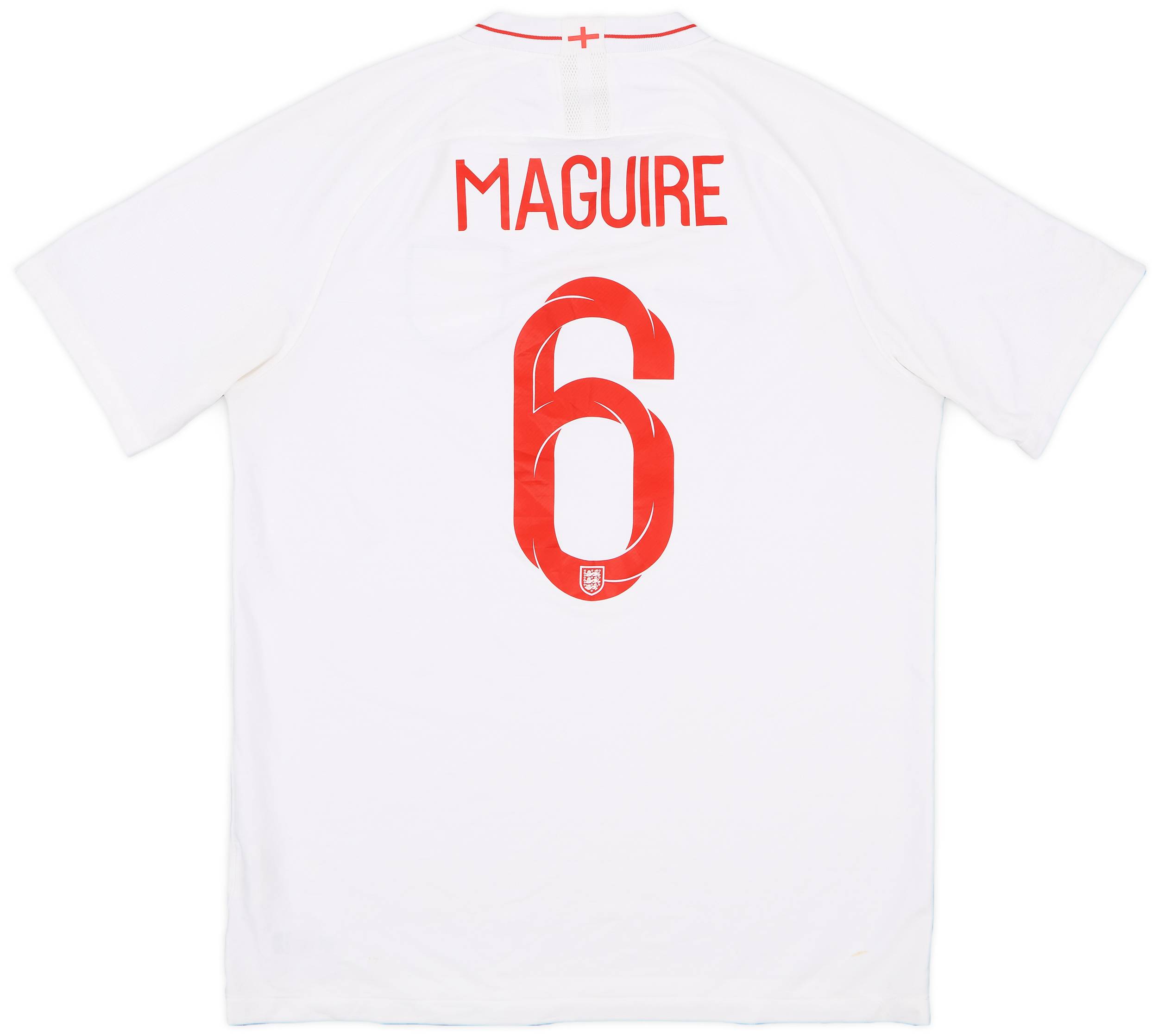 2018-19 England Home Shirt Maguire #6 - 8/10 - (L)