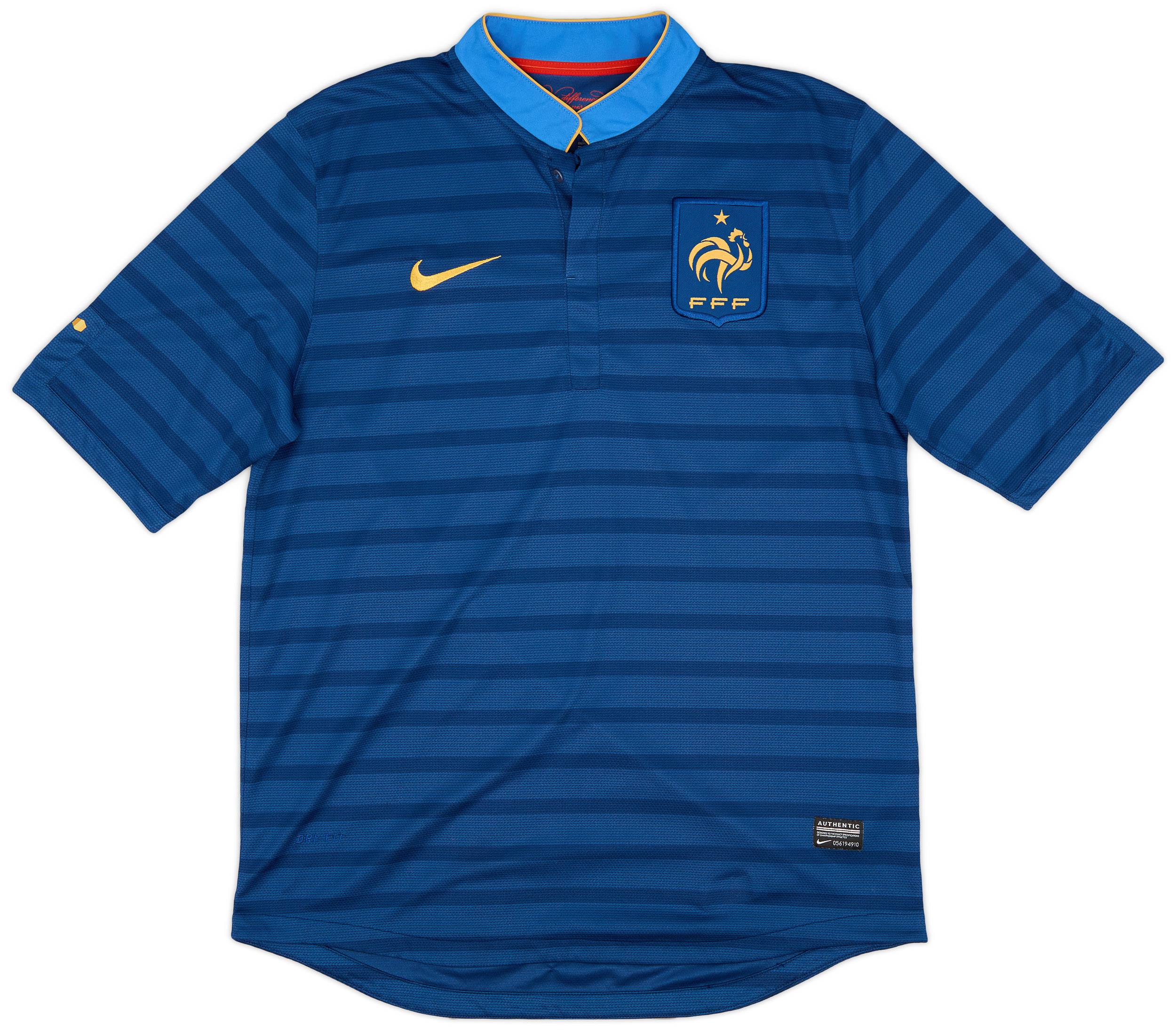 2012-13 France Home Shirt - 9/10 - (L)