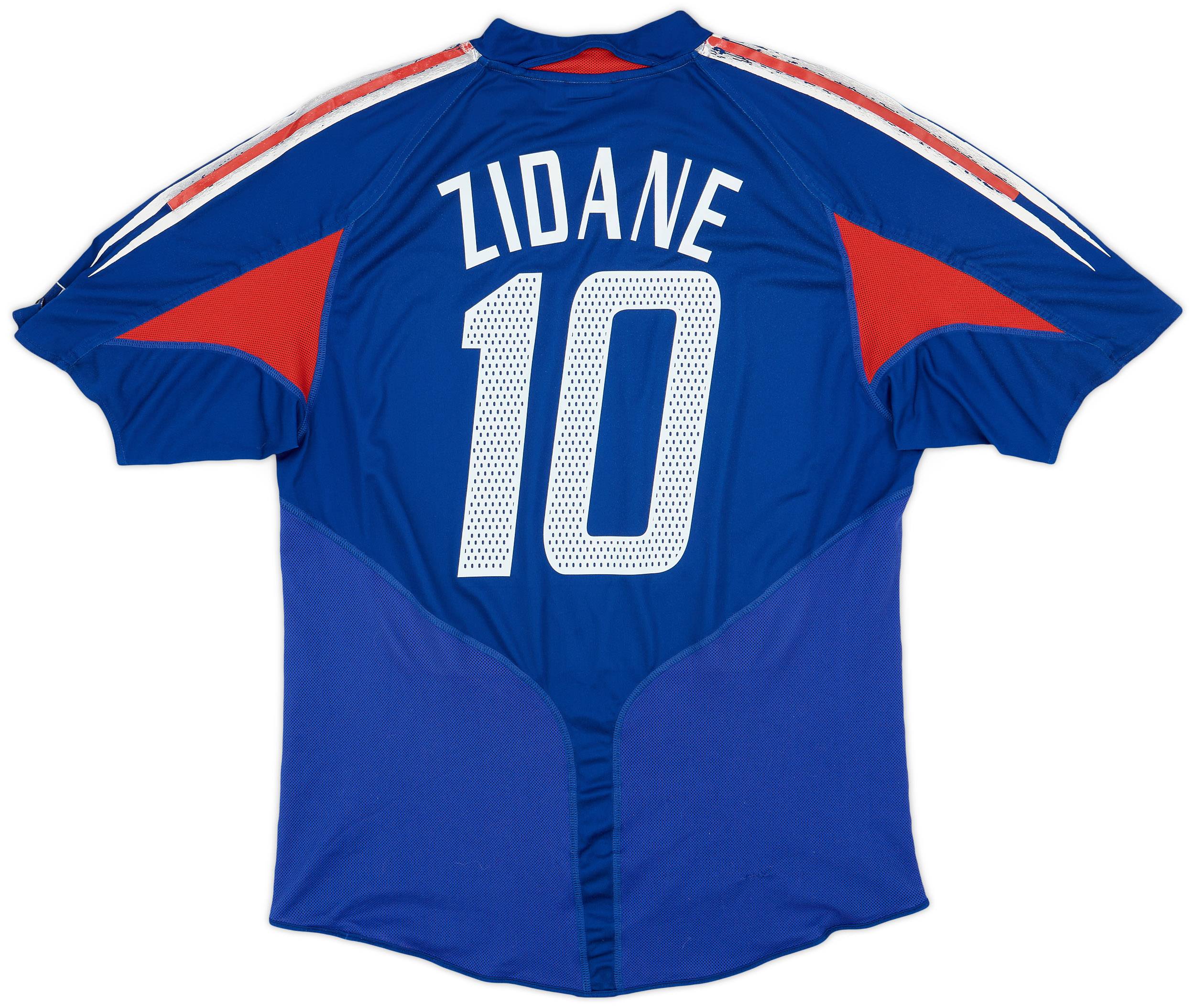 2004-06 France Home Shirt Zidane #10 - 8/10 - (XL)