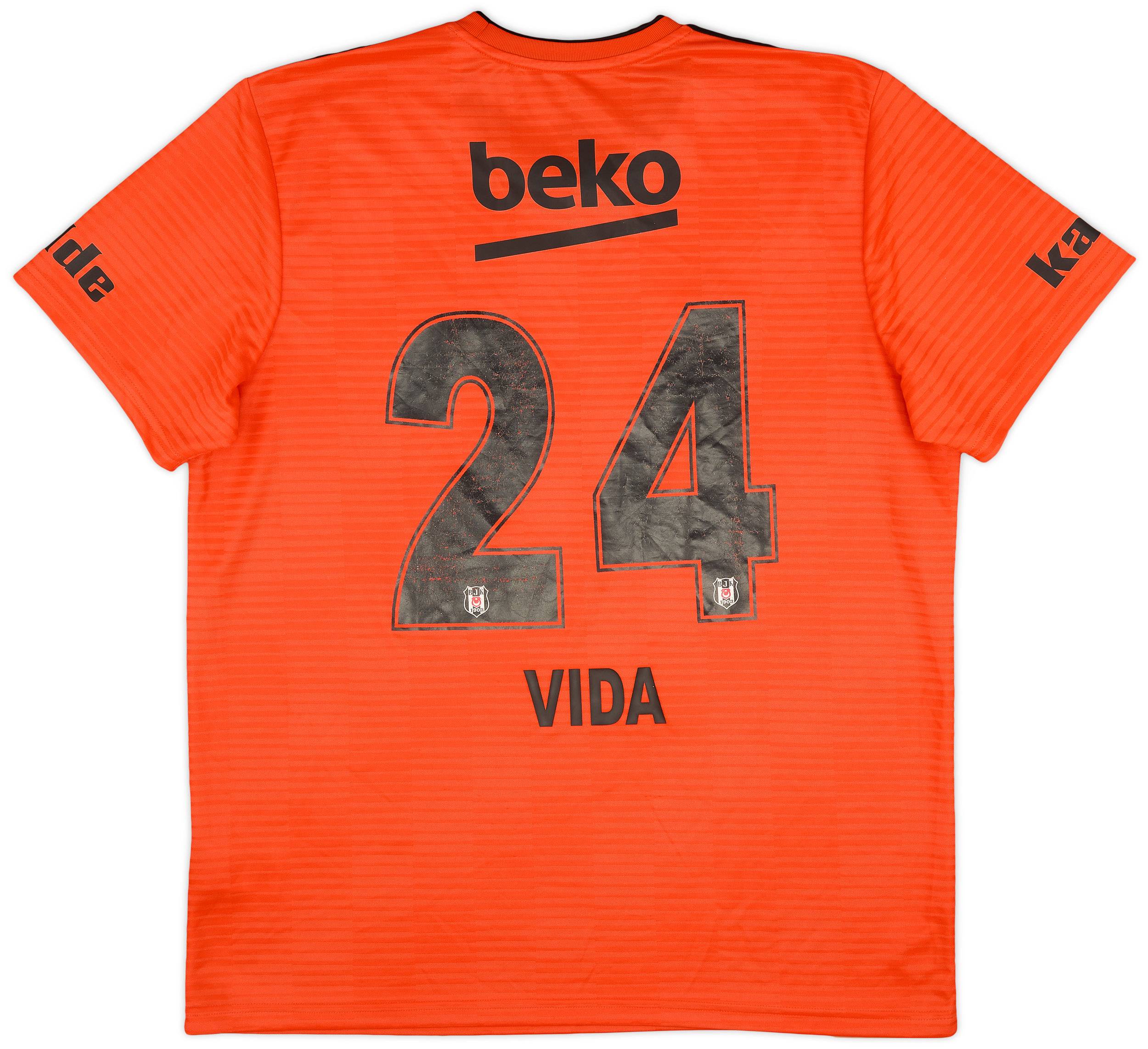 2018-19 Besiktas Third Shirt Vida #24 - 5/10 - (XL)
