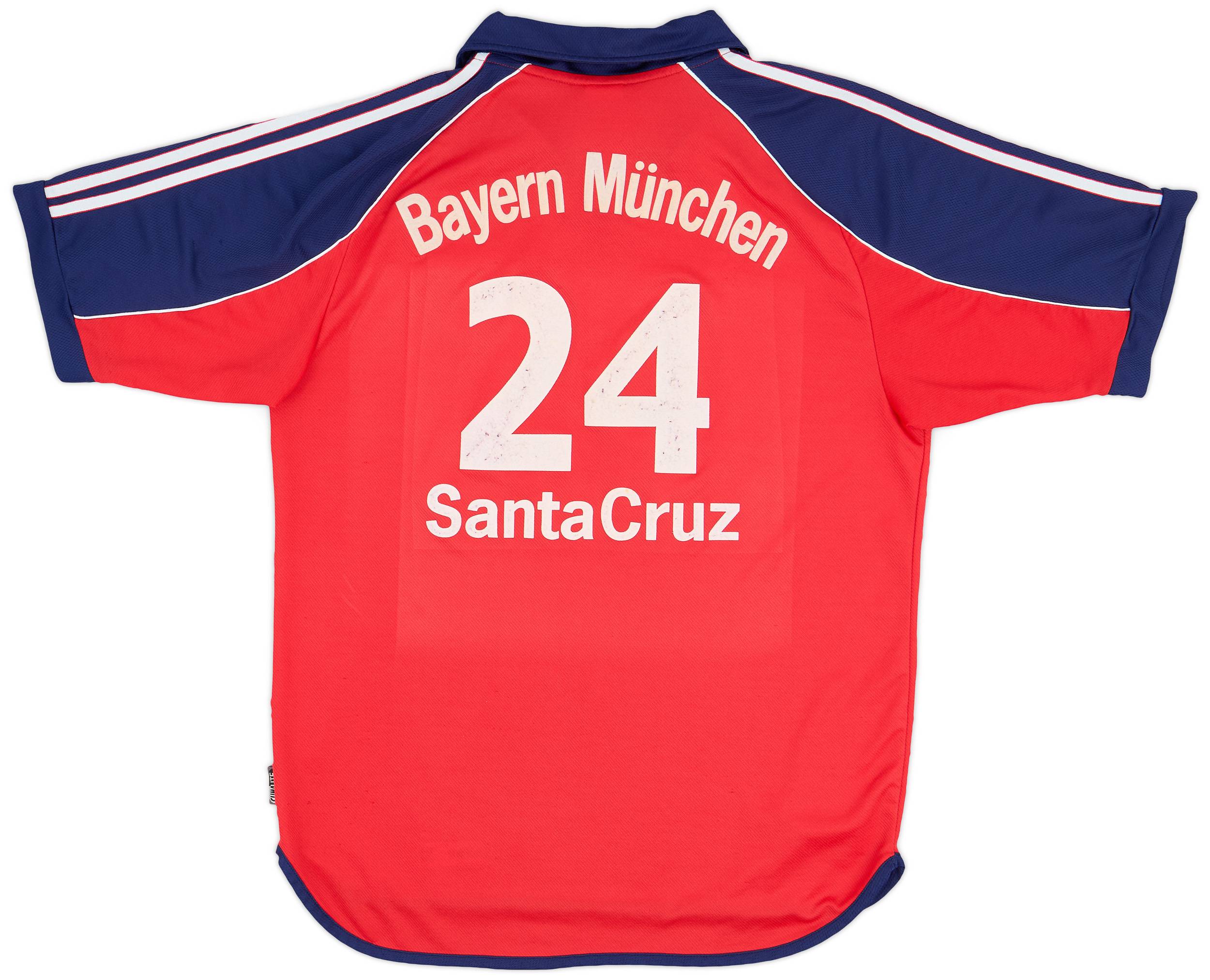 1999-01 Bayern Munich Home Shirt Santa Cruz #24 - 8/10 - (M)