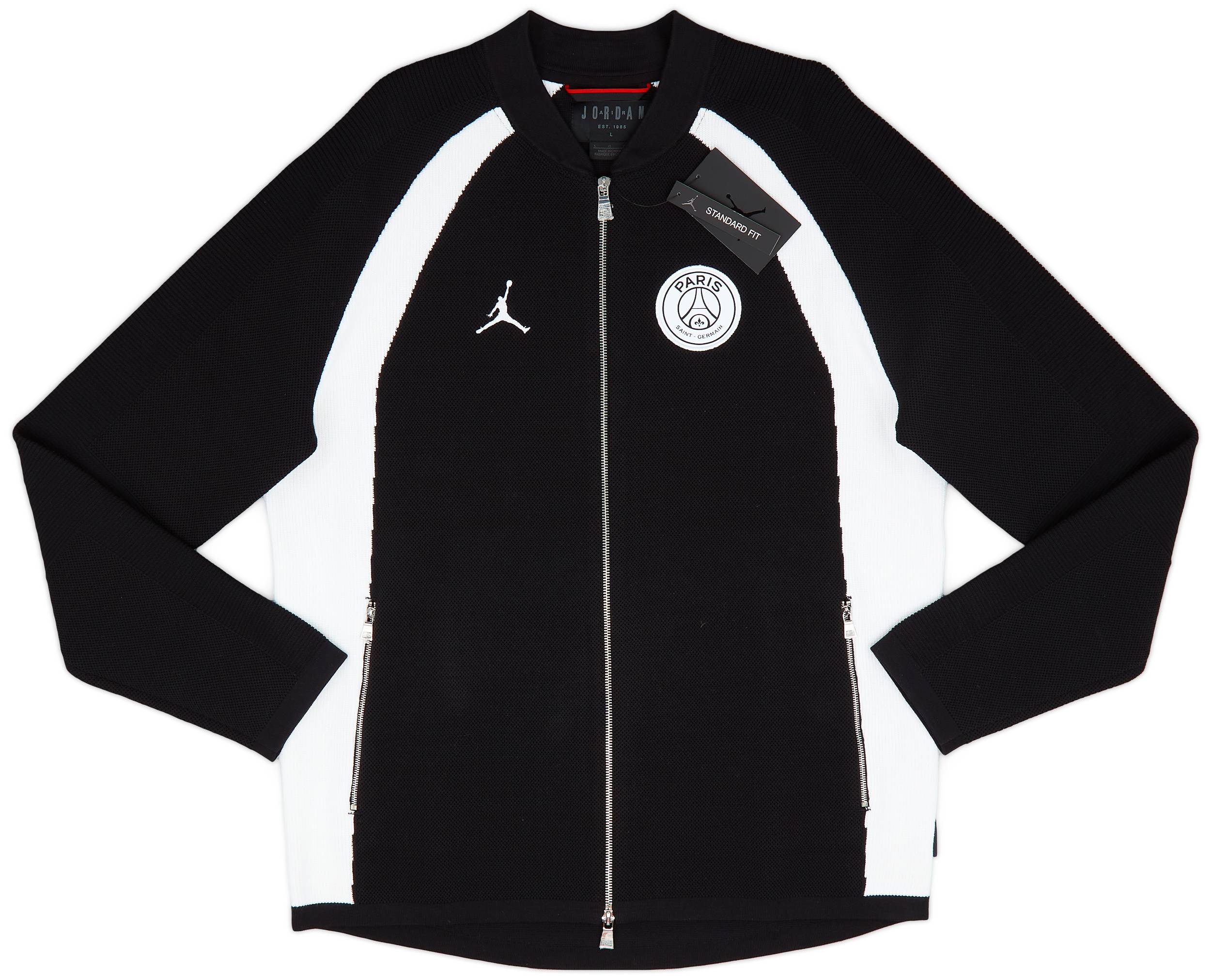 2019 20 Paris Saint Germain x Air Jordan Flight Knit Track Jacket