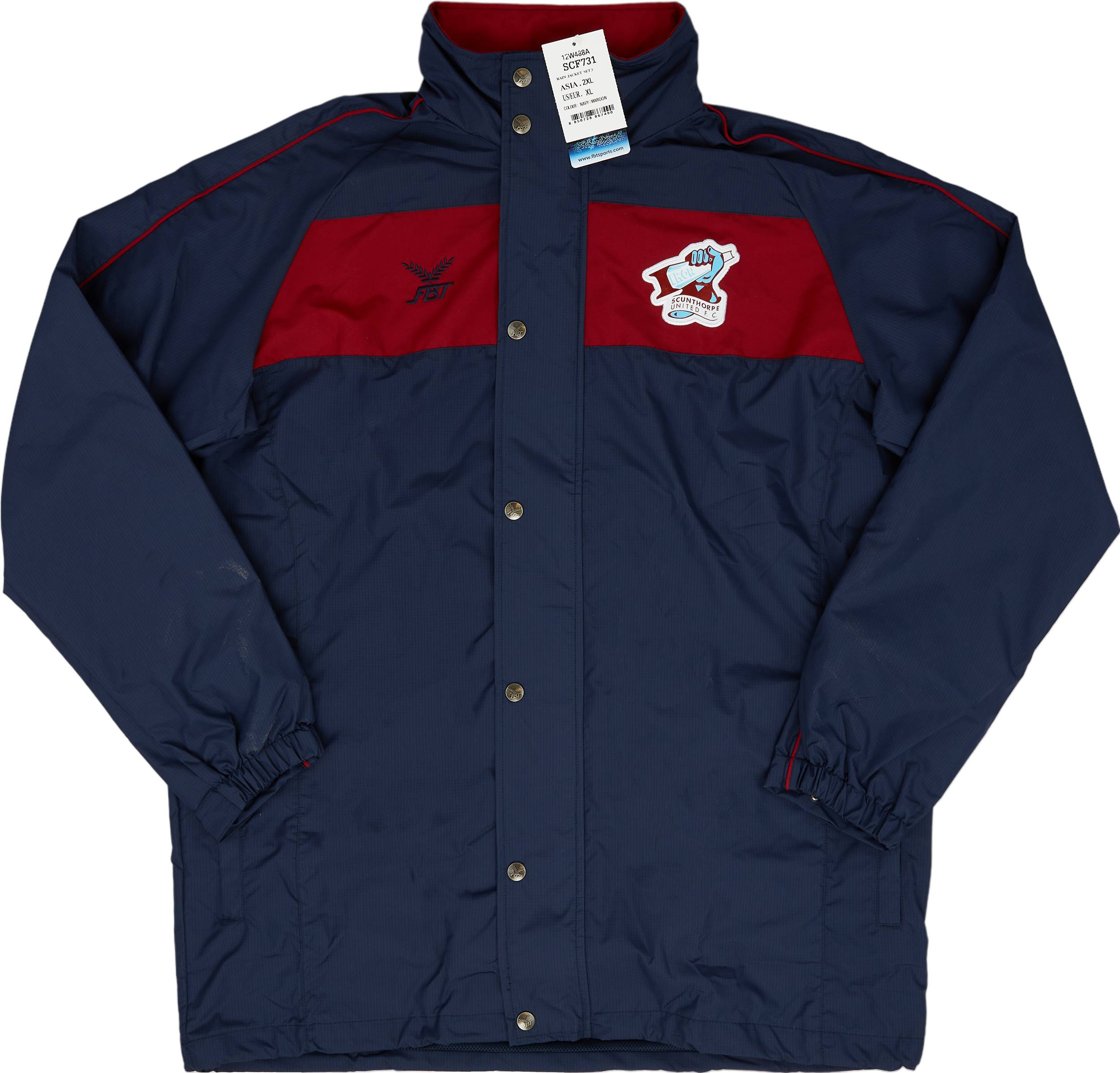 2017-18 Scunthorpe United FBT Rain Jacket - (XL)