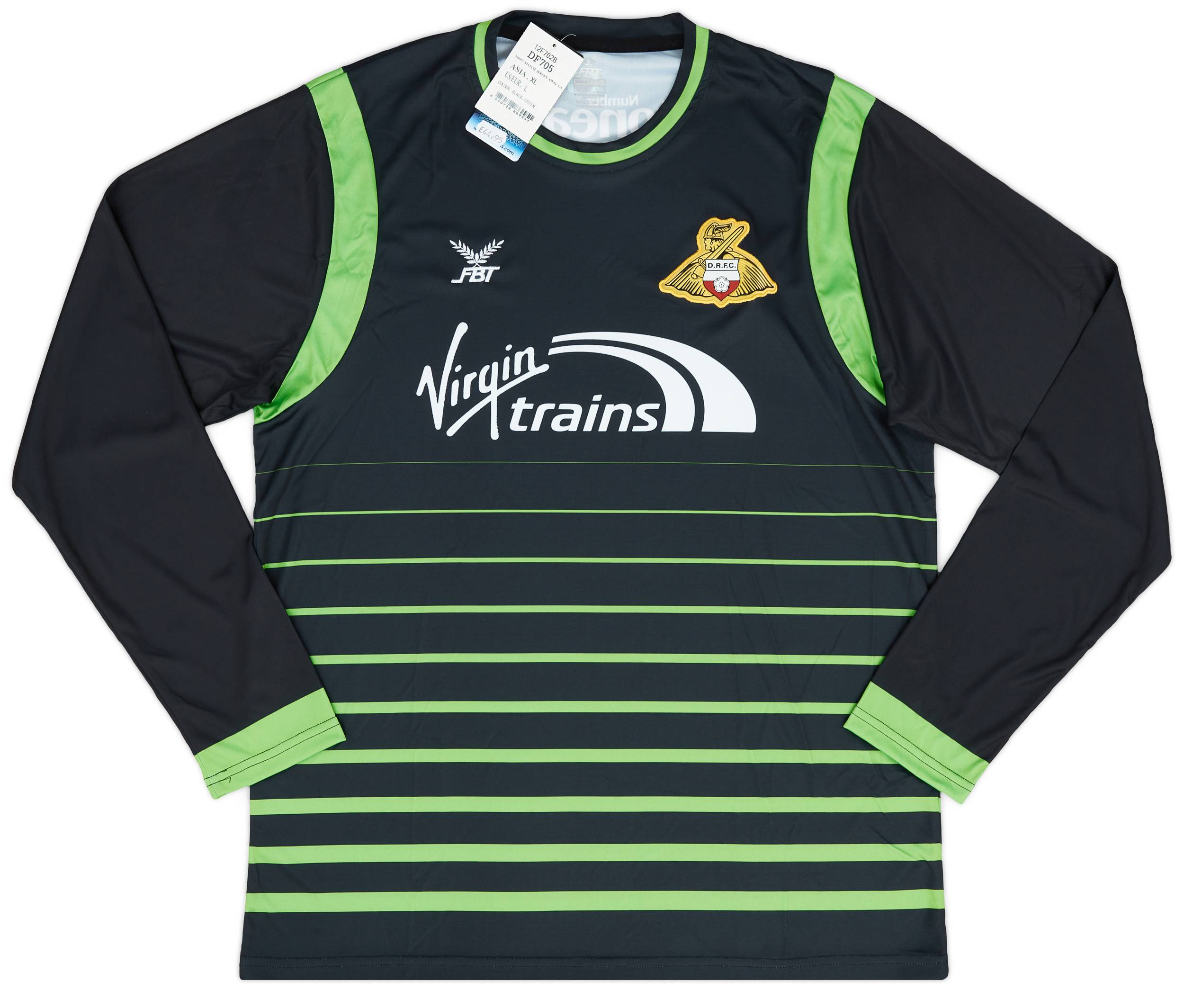 2017-18 Doncaster Rovers Away L/S Shirt