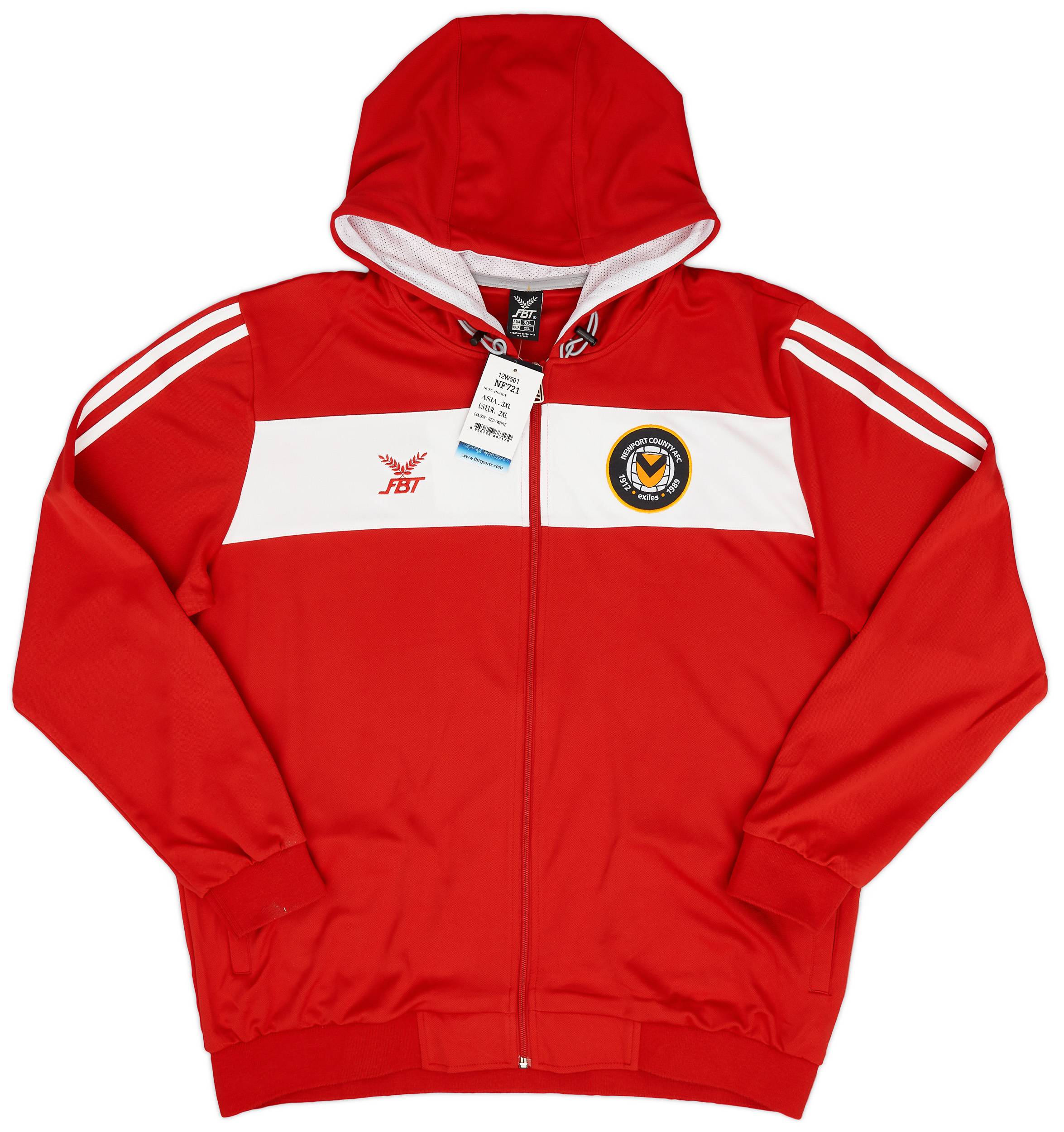 2017-18 Newport County FBT Hooded Jacket - (XXL)