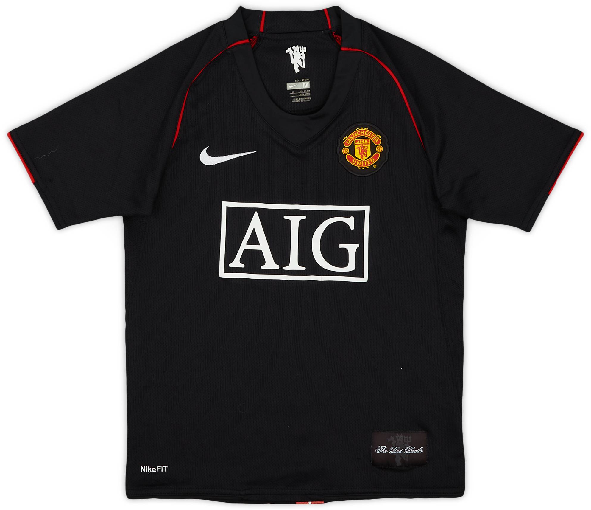 2007-08 Manchester United Away Shirt - 8/10 - (M.Boys)