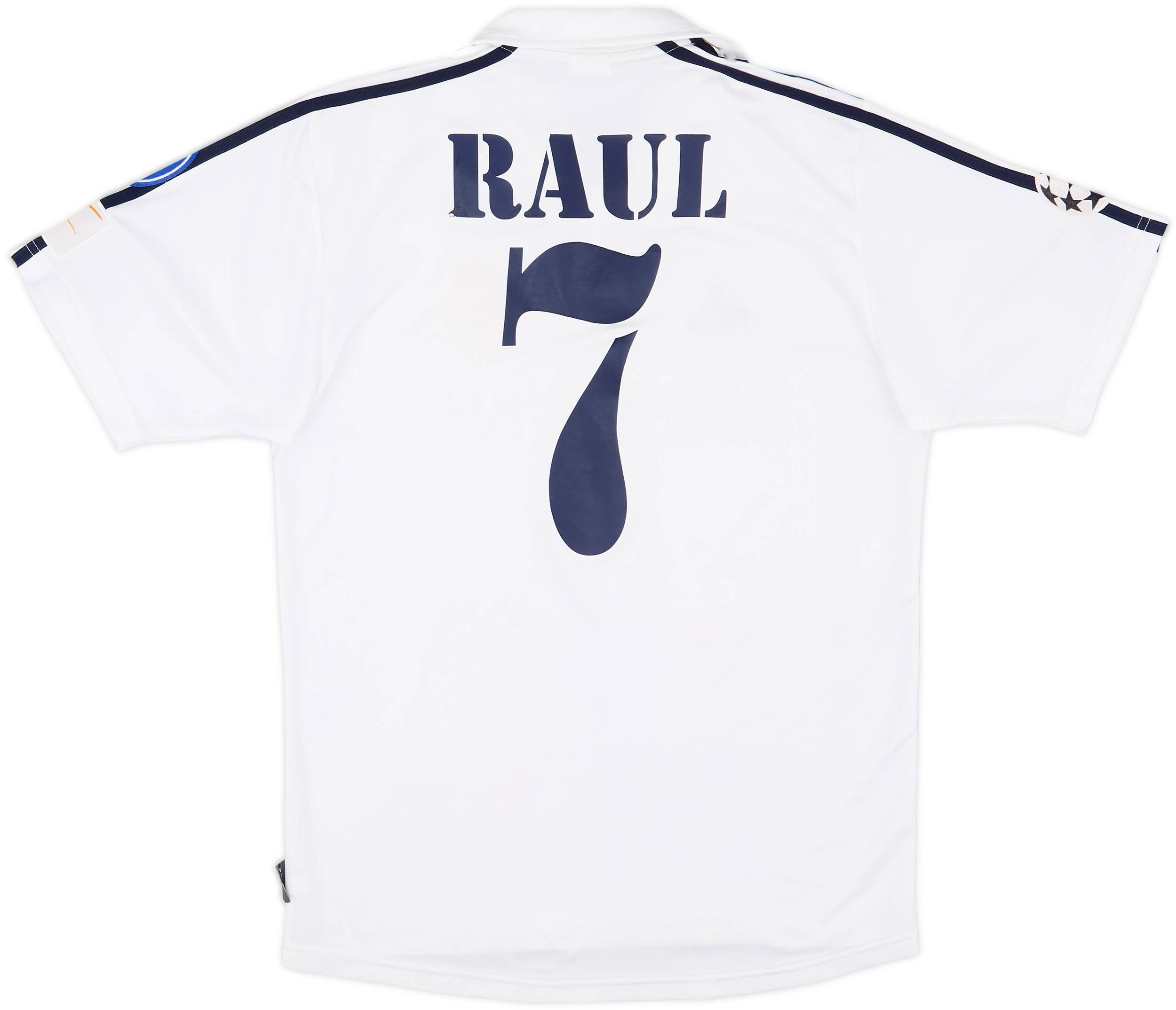 2002-03 Real Madrid Centenary Home Shirt Raul #7 - 7/10 - (S)