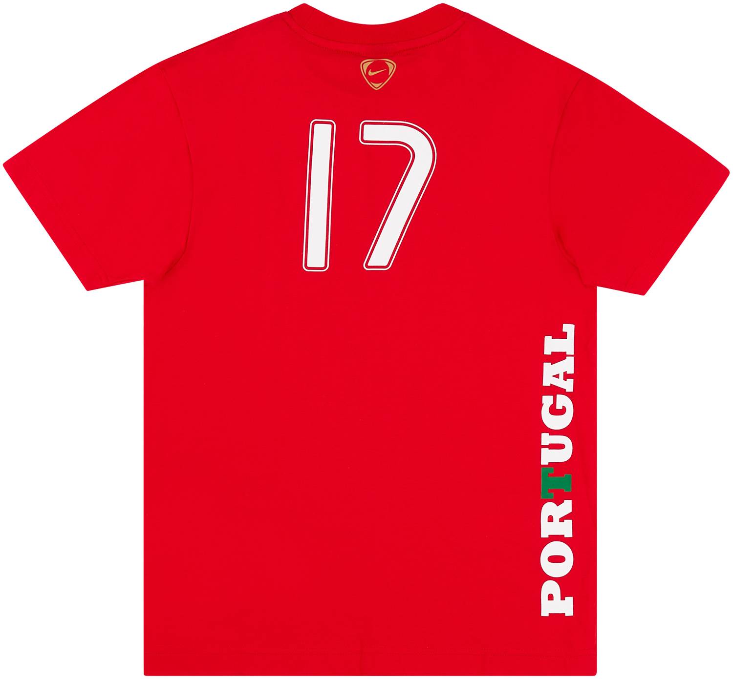 2006-08 Portugal Home Shirt C.Ronaldo #17 (XL)