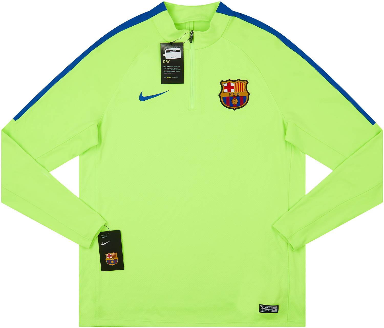 2016-17 Barcelona Nike 1/4 Zip Training Top