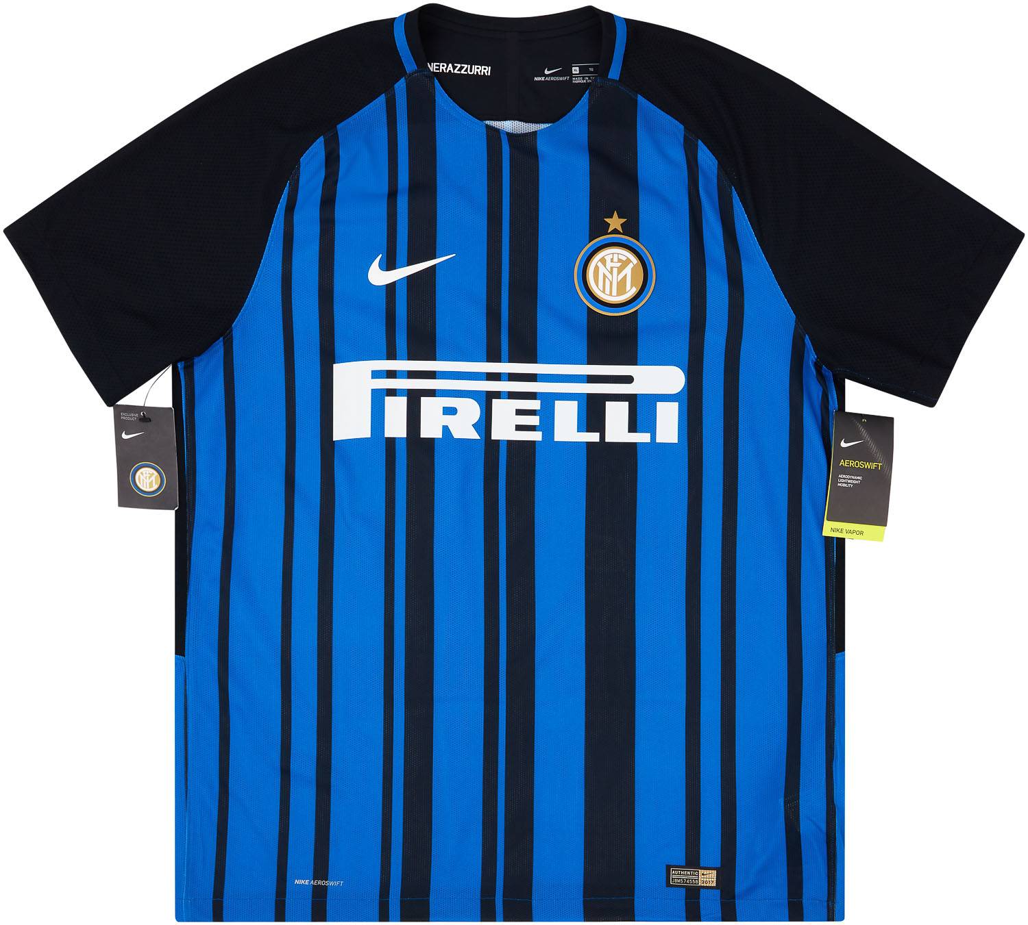 2017-18 Inter Milan Authentic Home Shirt XXL