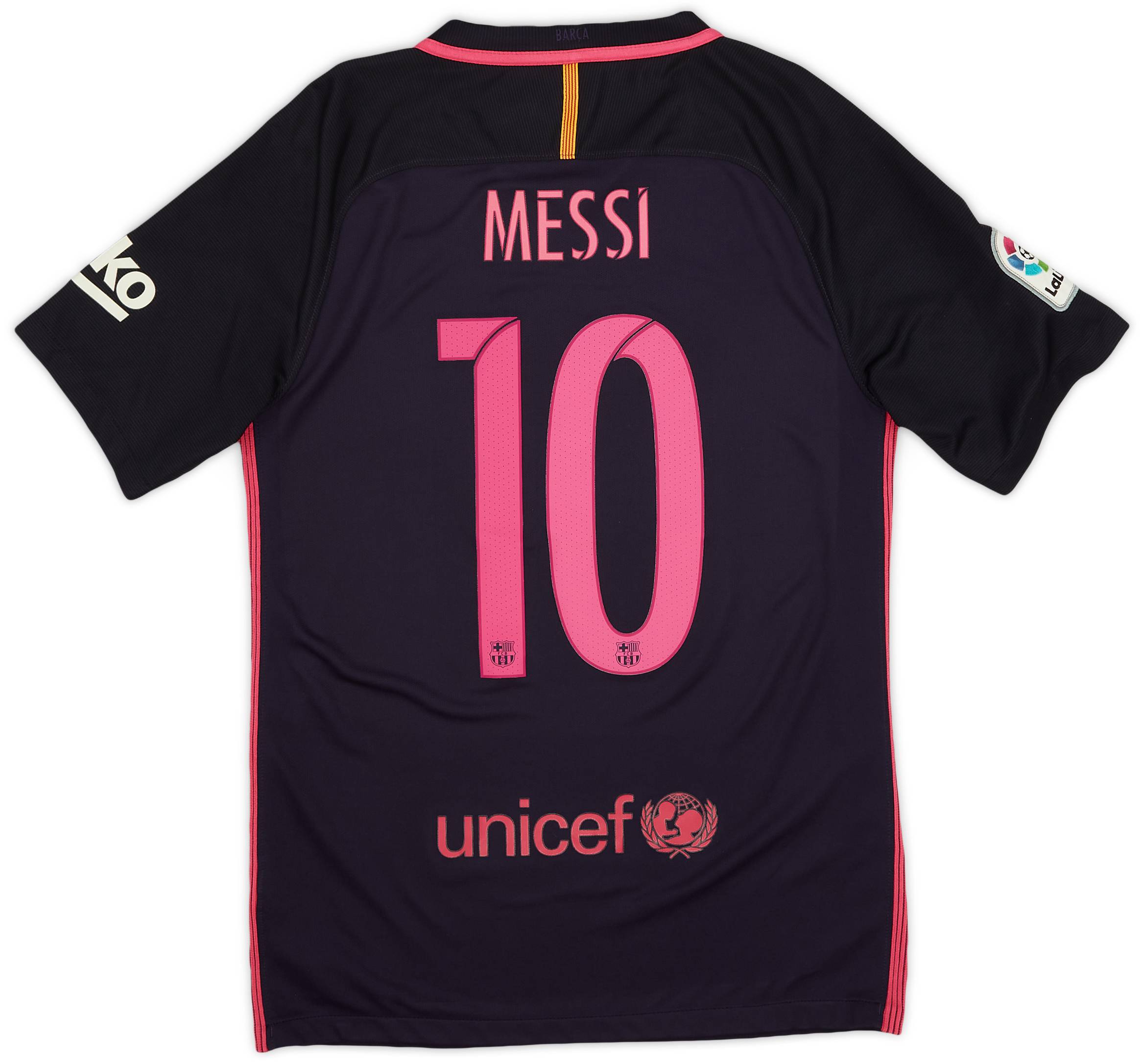 2016-17 Barcelona Away Shirt Messi #10 - 9/10 - (S)