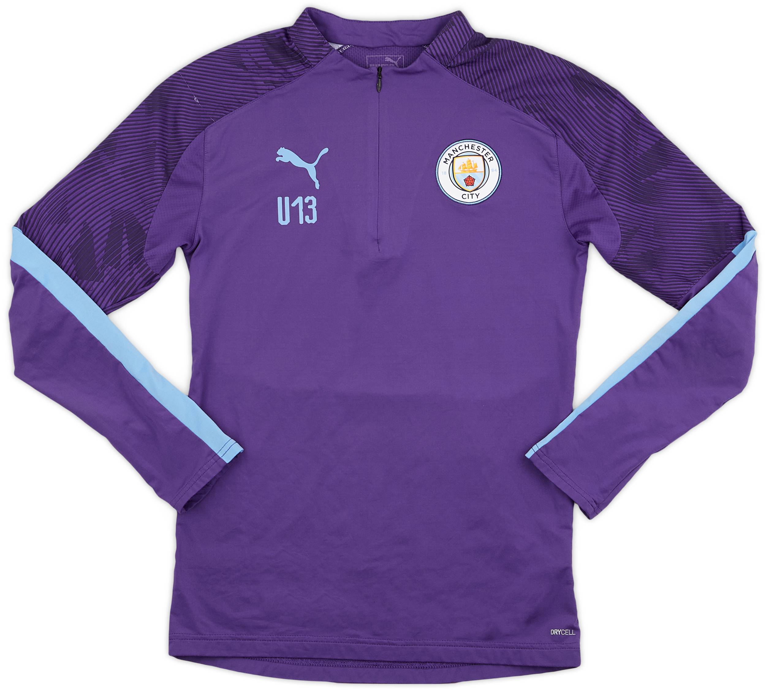2019-20 Manchester City Youth Player Issue 1/4 Zip Track Jacket - 7/10 - (XS)