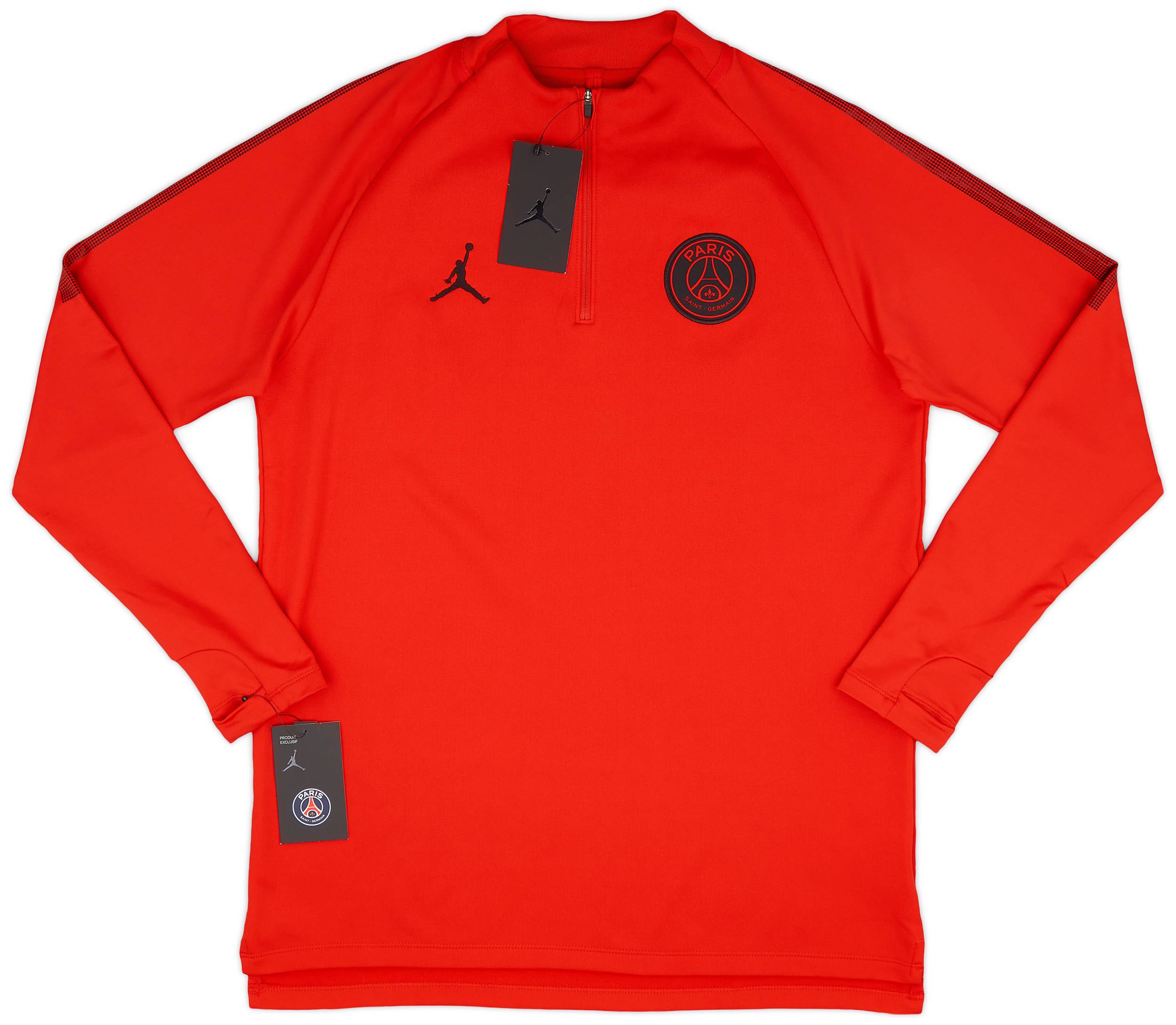 2018 19 Paris Saint Germain x Air Jordan 1 4 Zip Training Top L