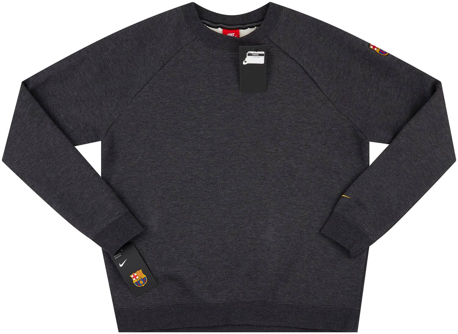 2017-18 Barcelona Nike Sweat Top (L)