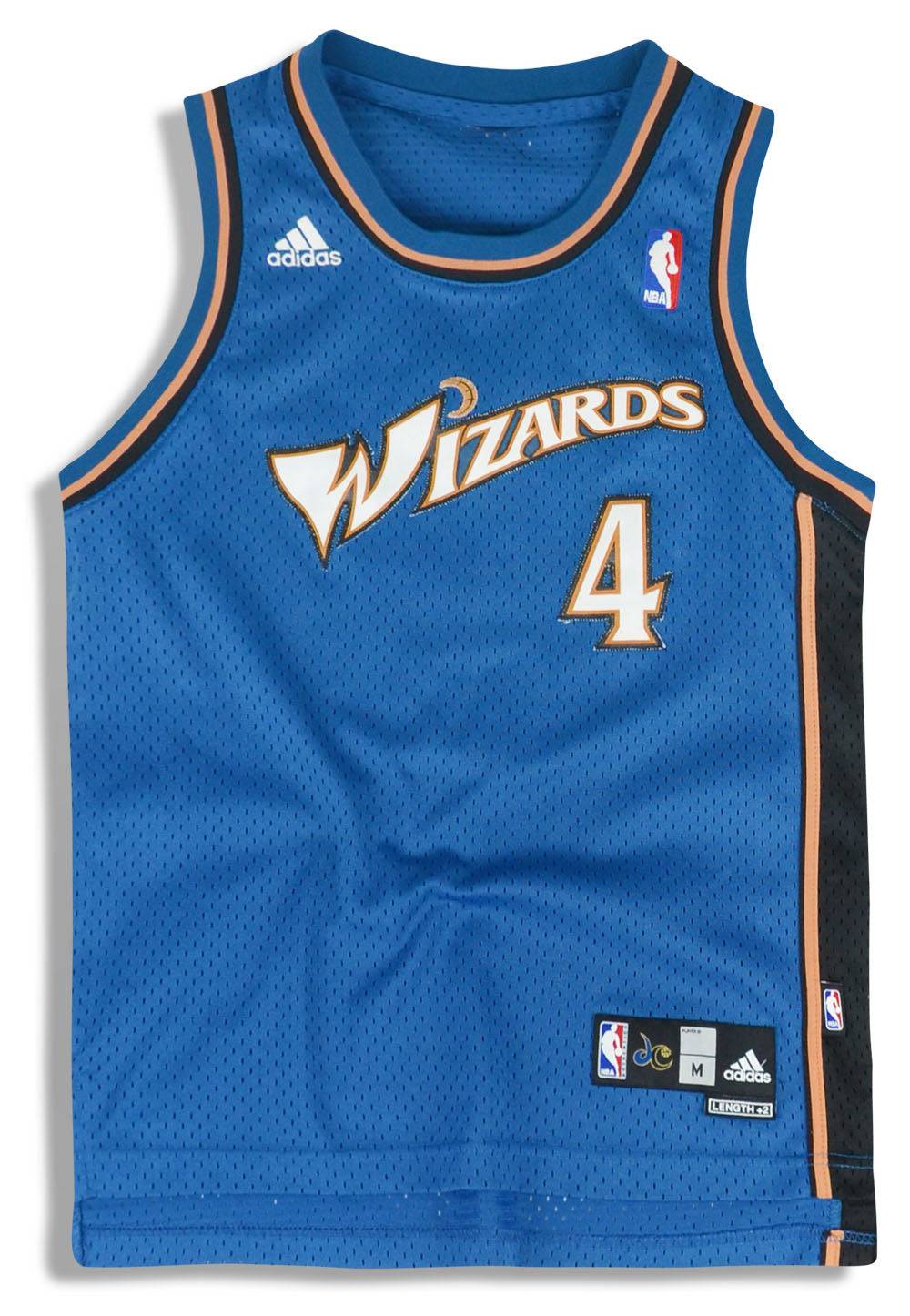 2006 07 Washington Wizards Jamison 4 adidas Swingman Jersey Away Y