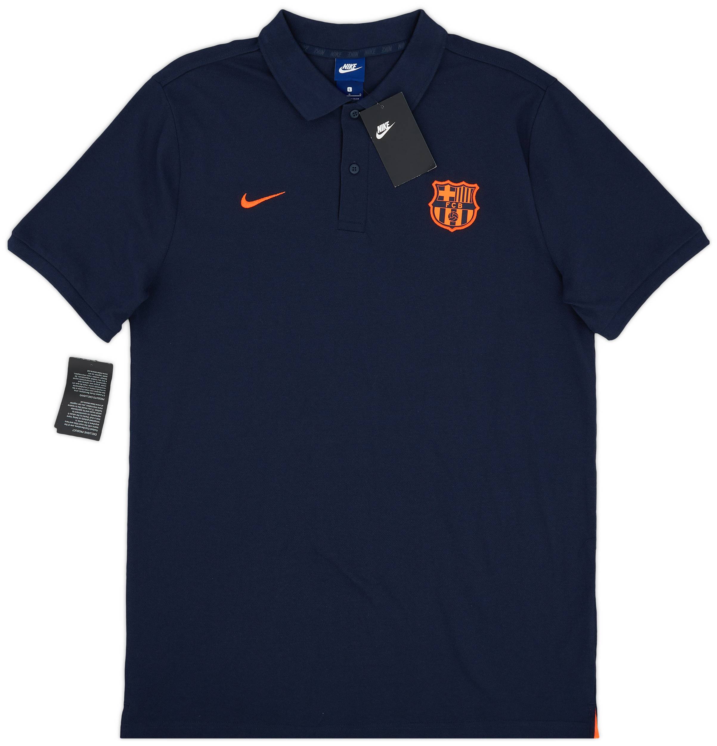 2018 19 Barcelona Nike Polo T Shirt L