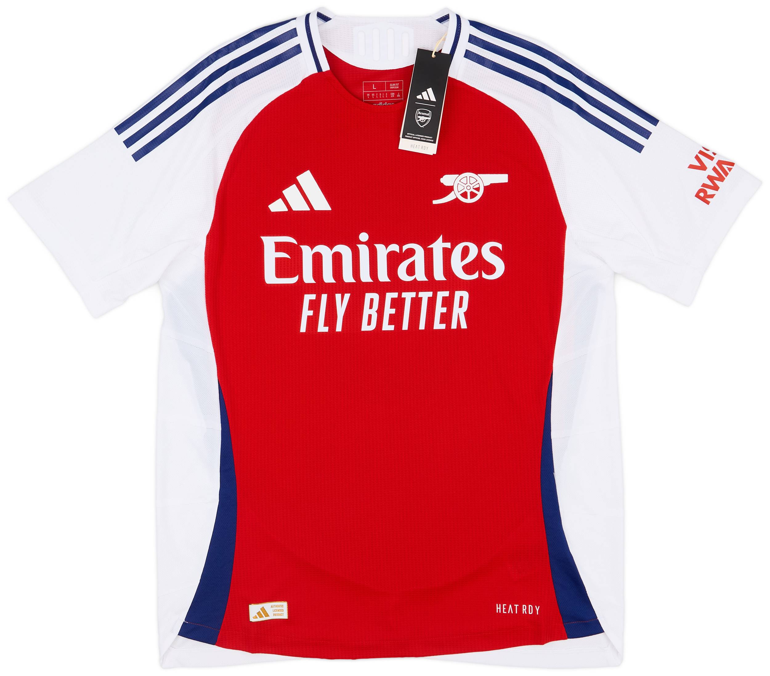 2024-25 Arsenal Authentic Home Shirt Odegaard #8