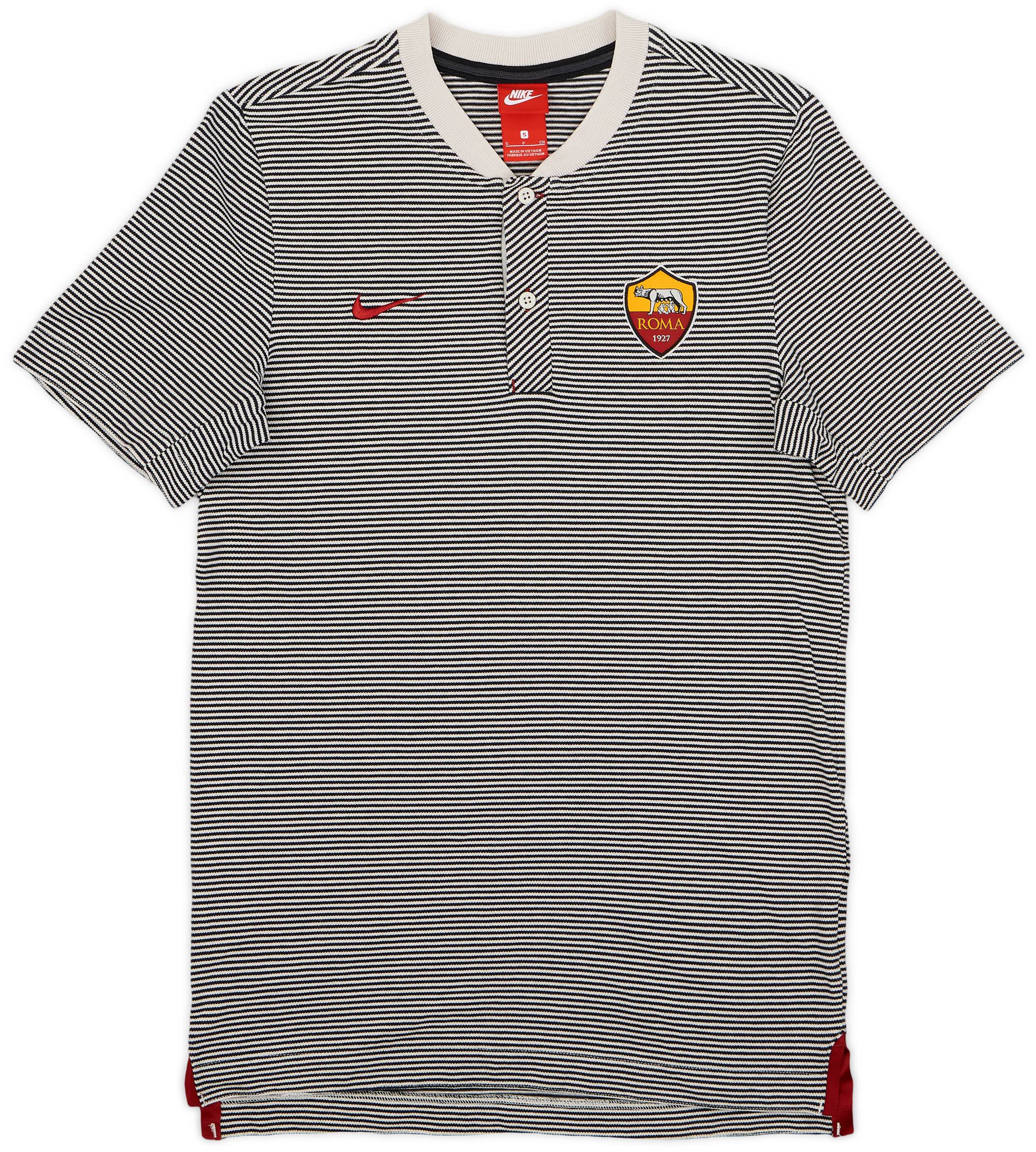 2017-18 Roma Nike Polo Shirt - 9/10 - (S)