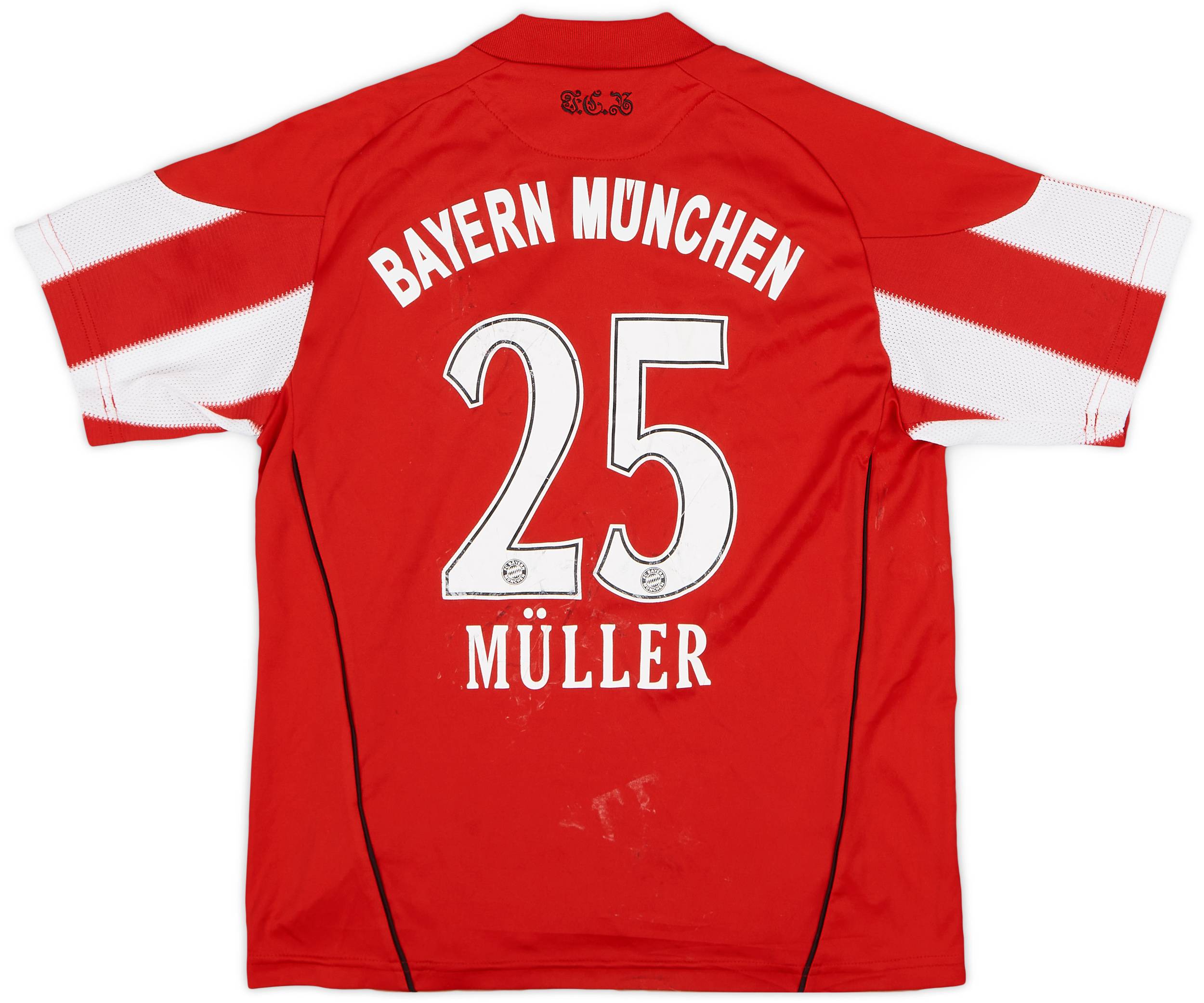 2010-11 Bayern Munich Home Shirt Muller #25 - 4/10 - (S.Boys)