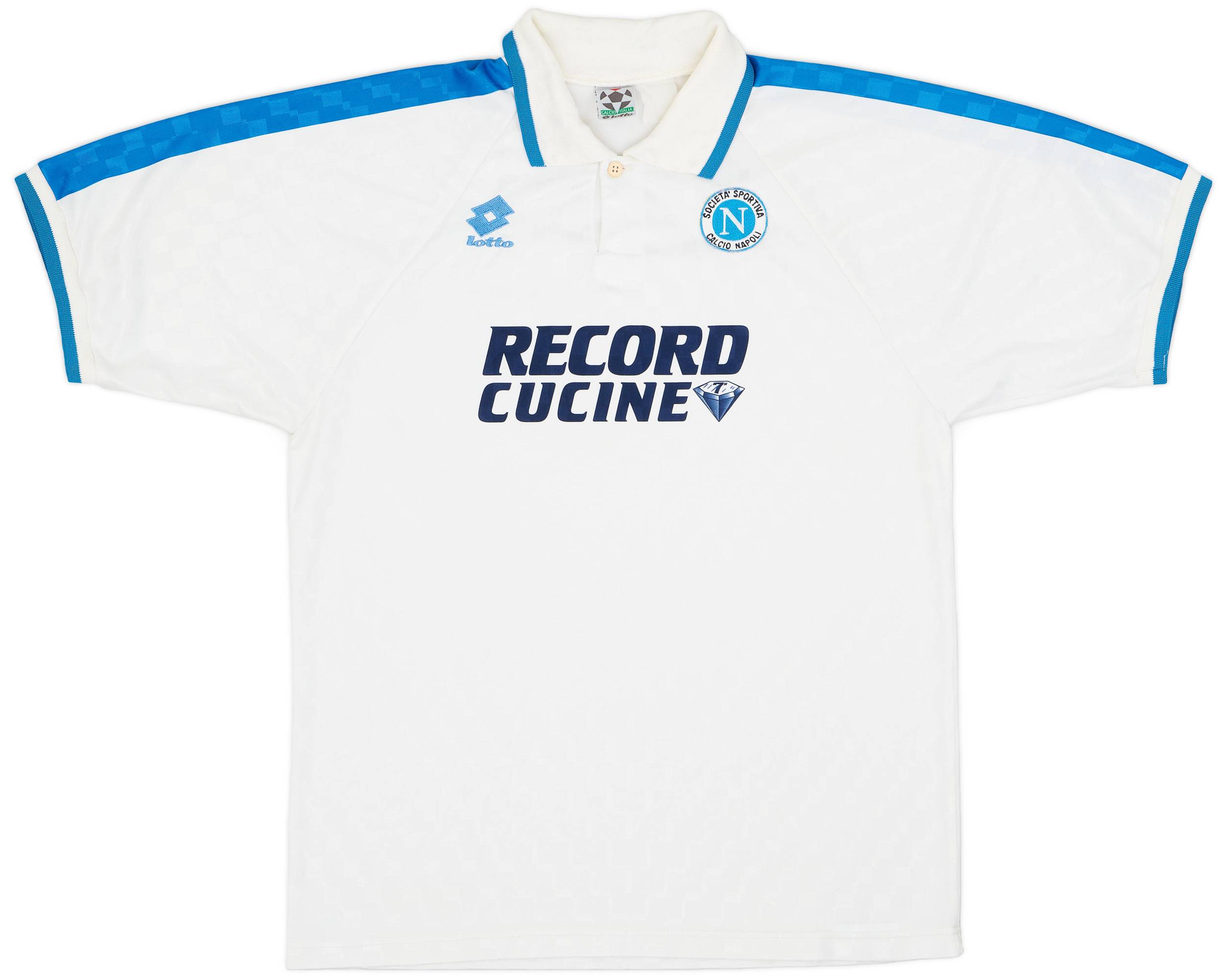 1995-96 Napoli Away Shirt - 9/10 - (L)