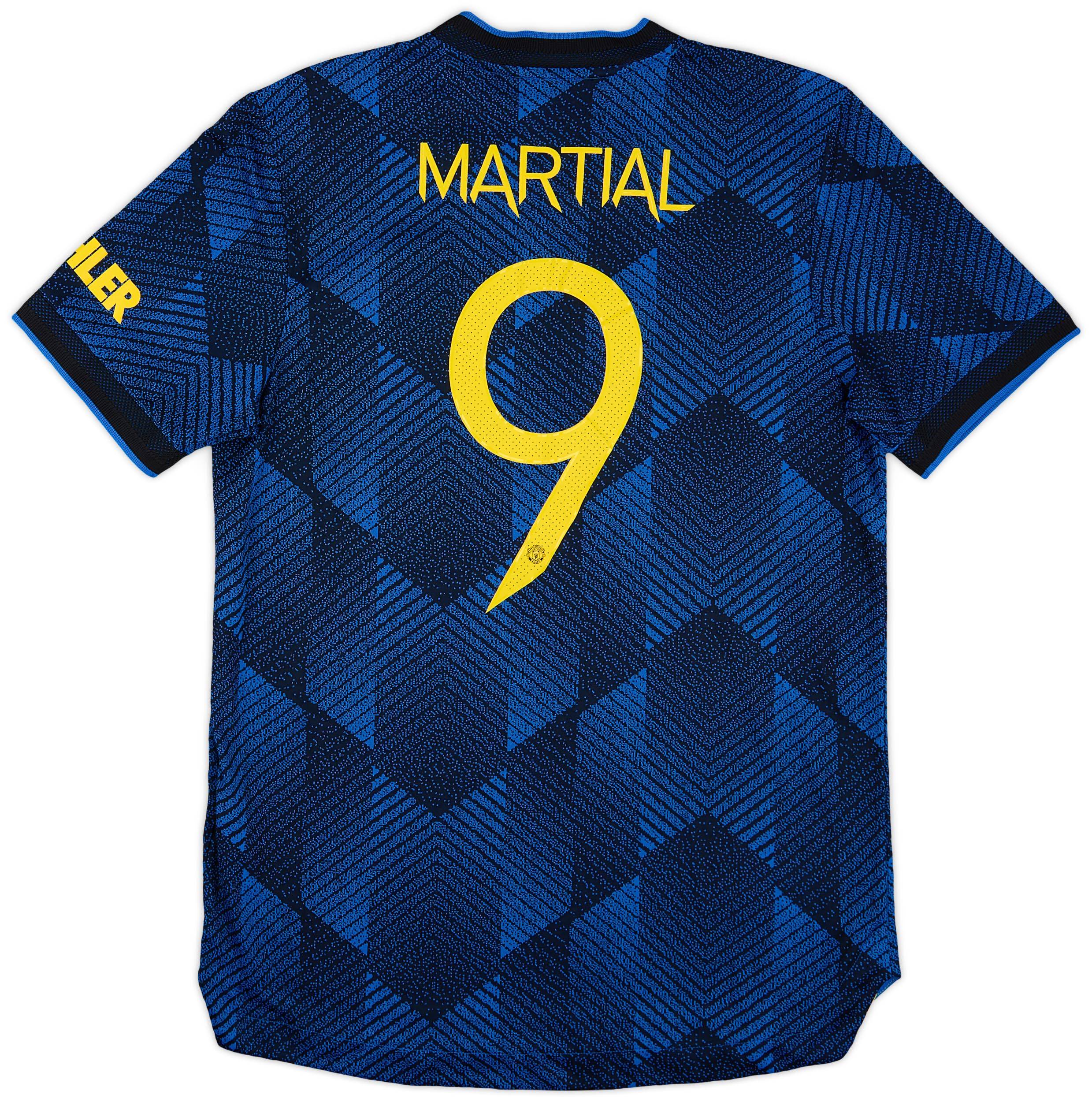 2021-22 Manchester United Authentic Third Shirt Martial #9 - 9/10 - (L)