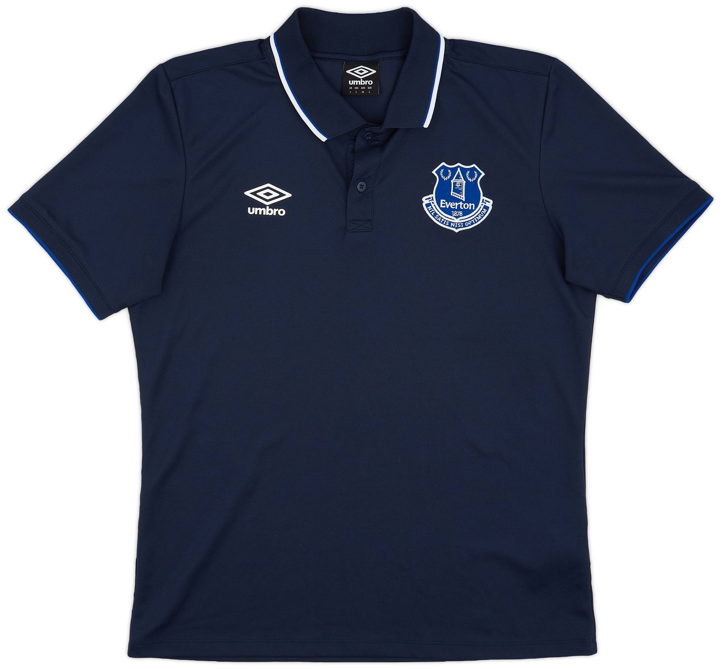 2010s Everton Umbro Polo Shirt - 9/10 - (L)
