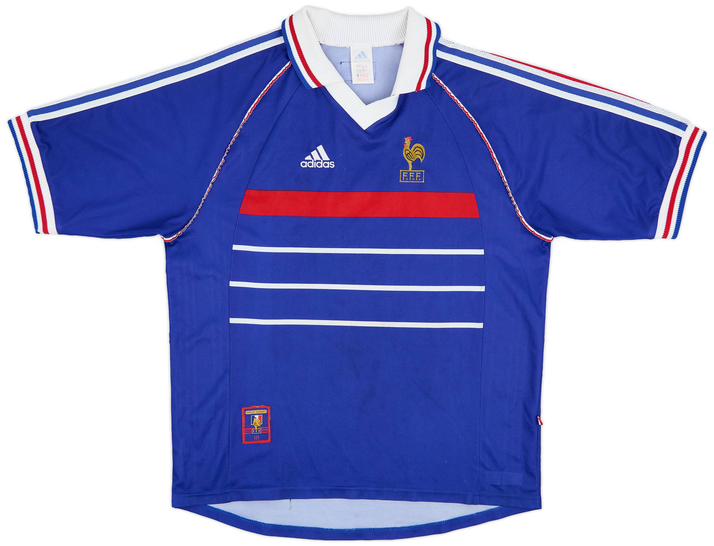 1998-00 France Home Shirt - 8/10 - (L)