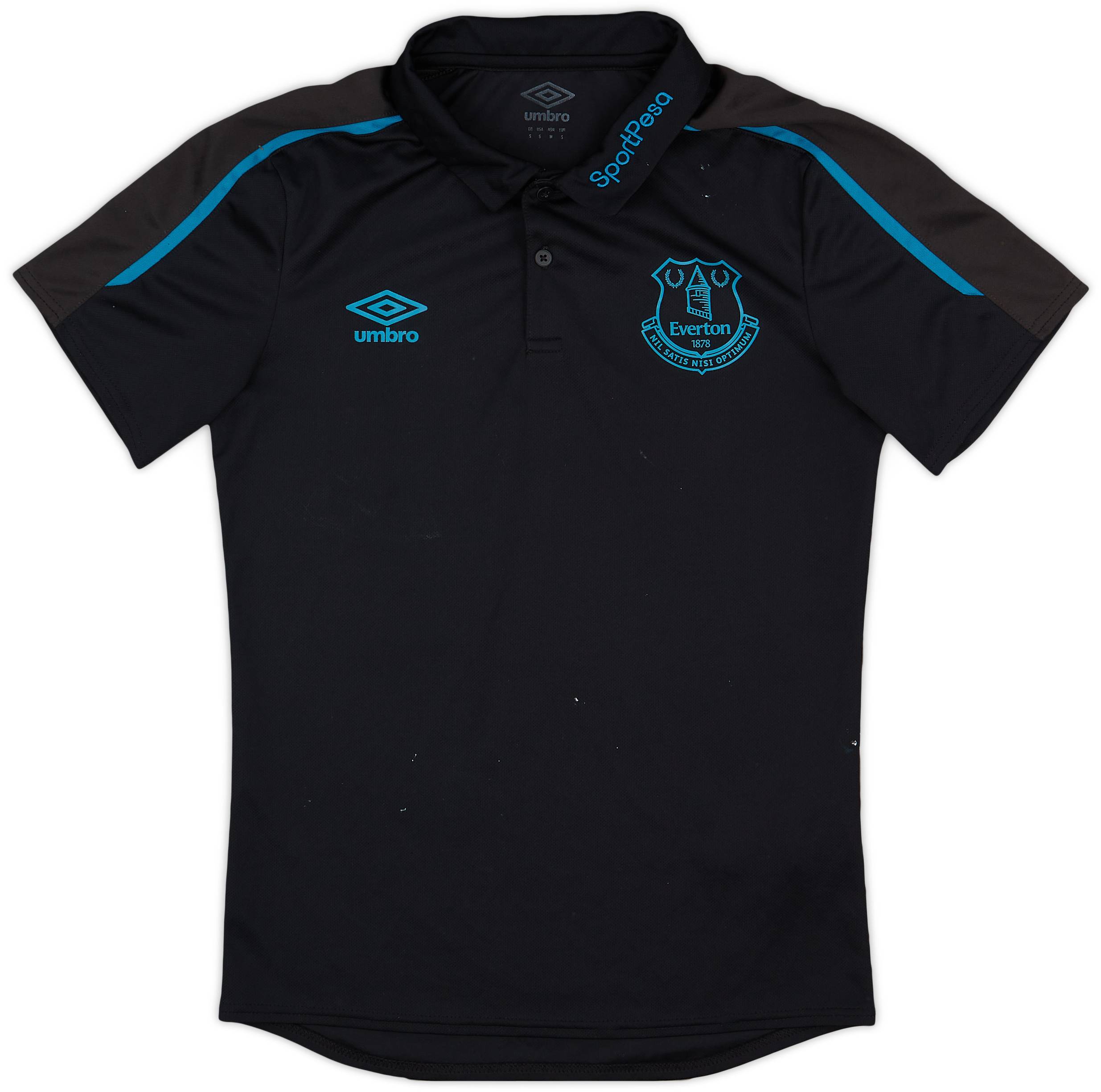 2017-18 Everton Umbro Polo Shirt - 7/10 - (S)