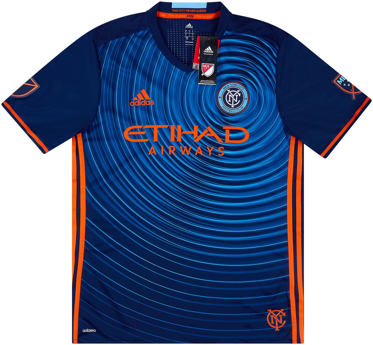 2016-17 New York City Authentic Away Shirt L