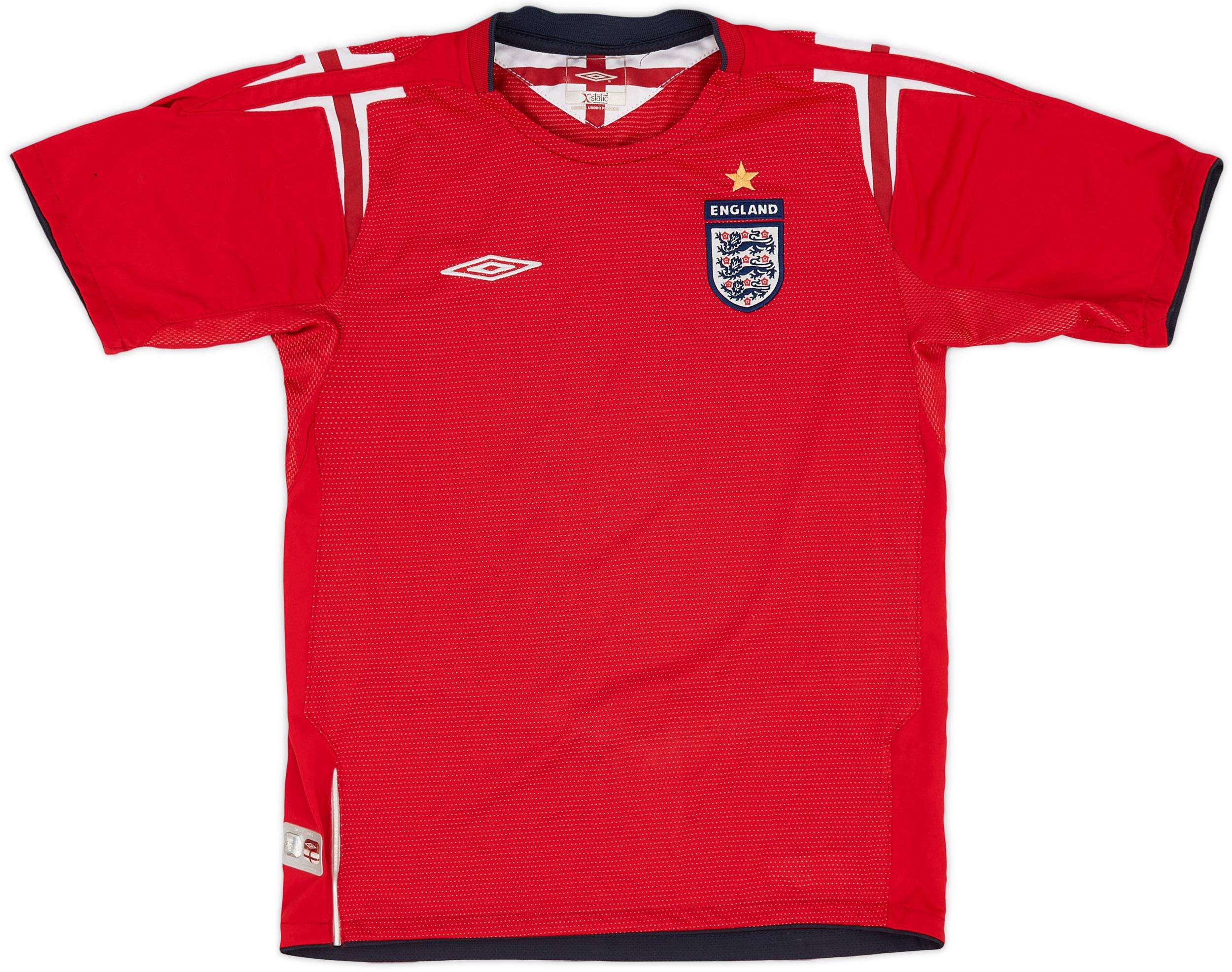 2004-06 England Away Shirt - 8/10 - (M.Boys)