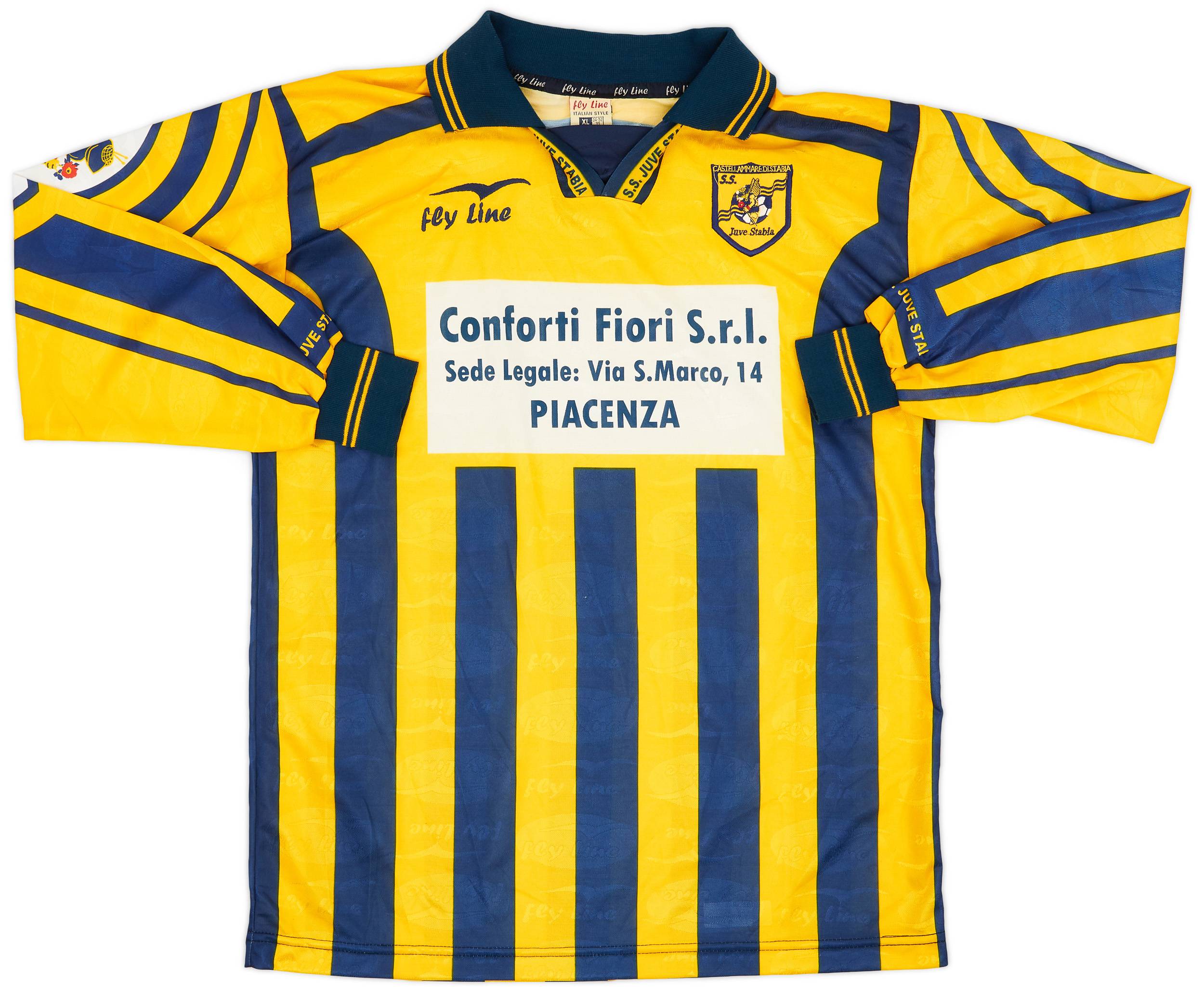 2003-04 Juve Stabia Home L/S Shirt - 9/10 - (XL)