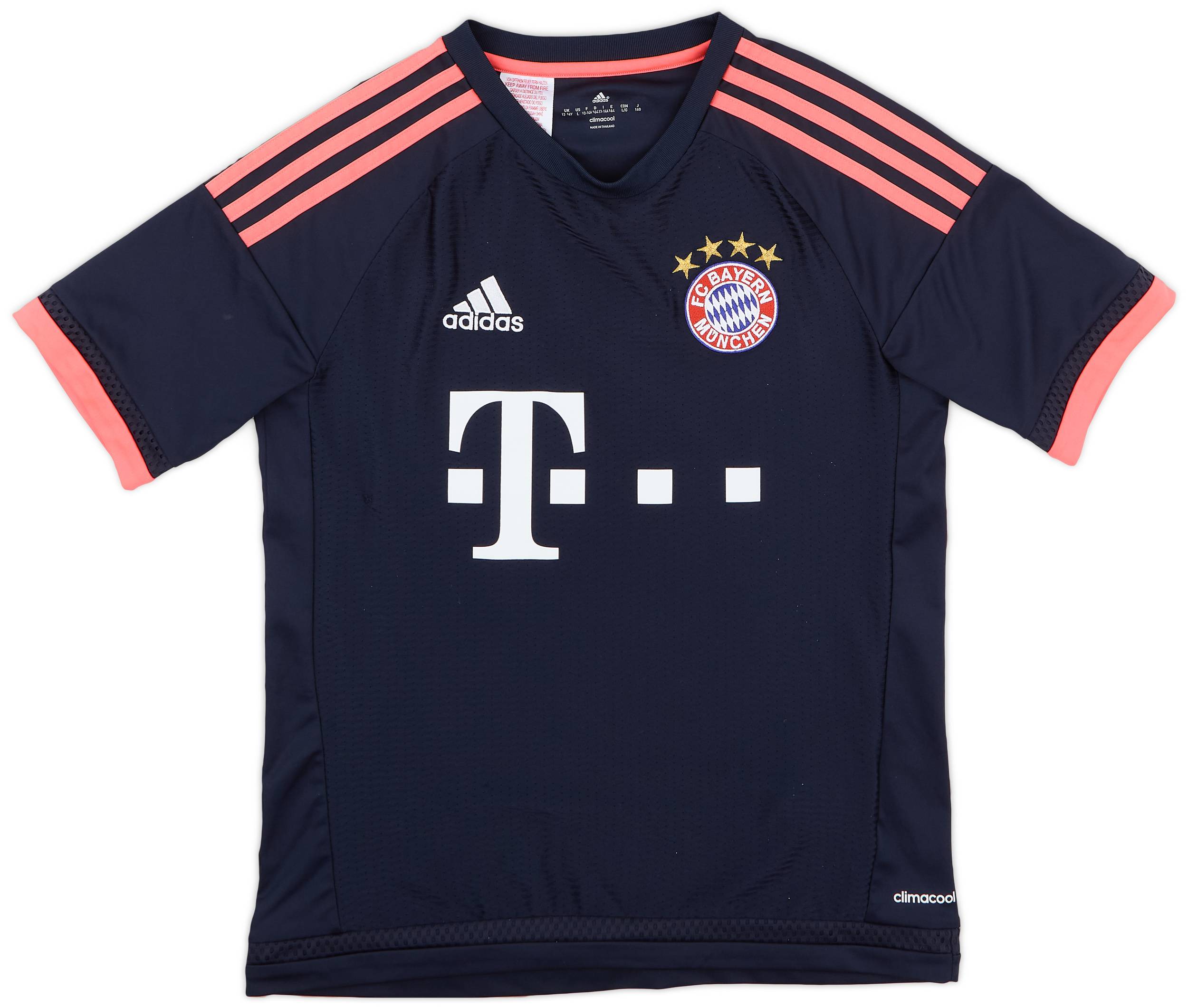 2015-16 Bayern Munich Third Shirt - 9/10 - (L.Boys)