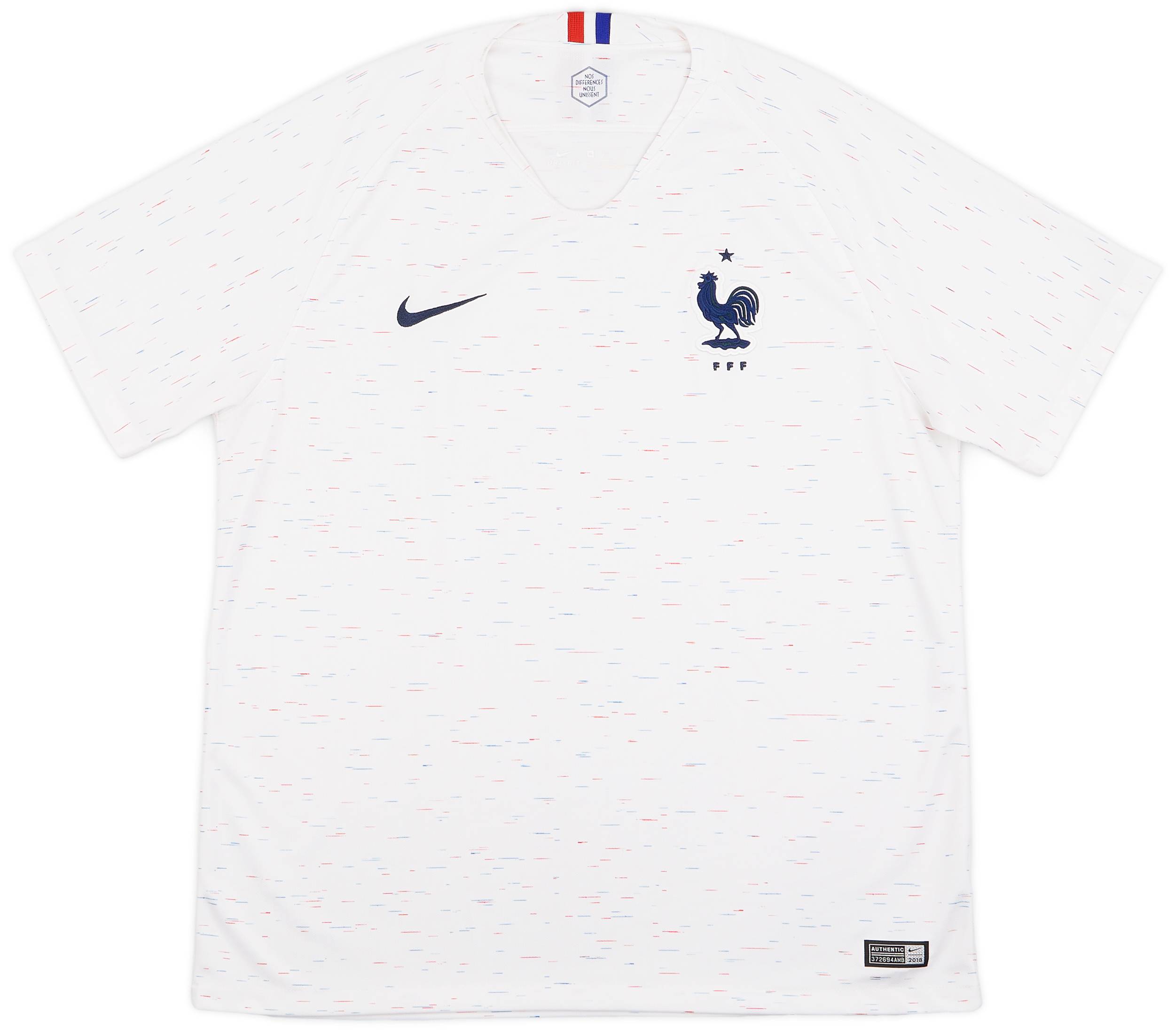 2018 France Away Shirt - 10/10 - (XL)