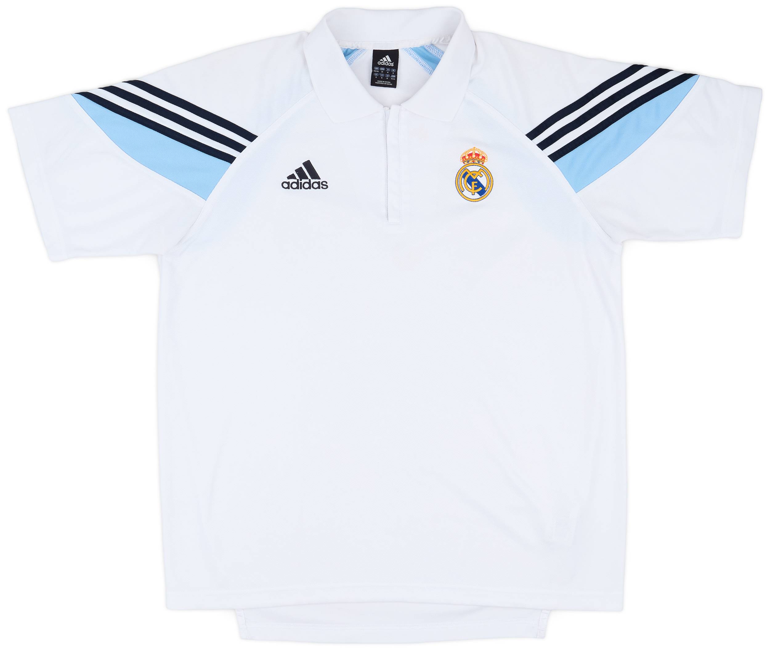 2003-04 Real Madrid adidas Training Shirt - 6/10 - (M/L)