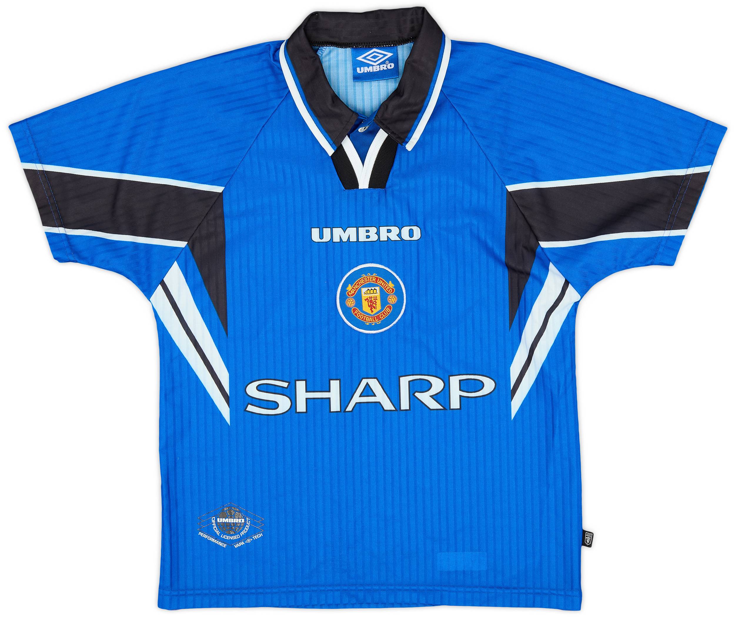1996-98 Manchester United Third Shirt - 8/10 - (L.Boys)
