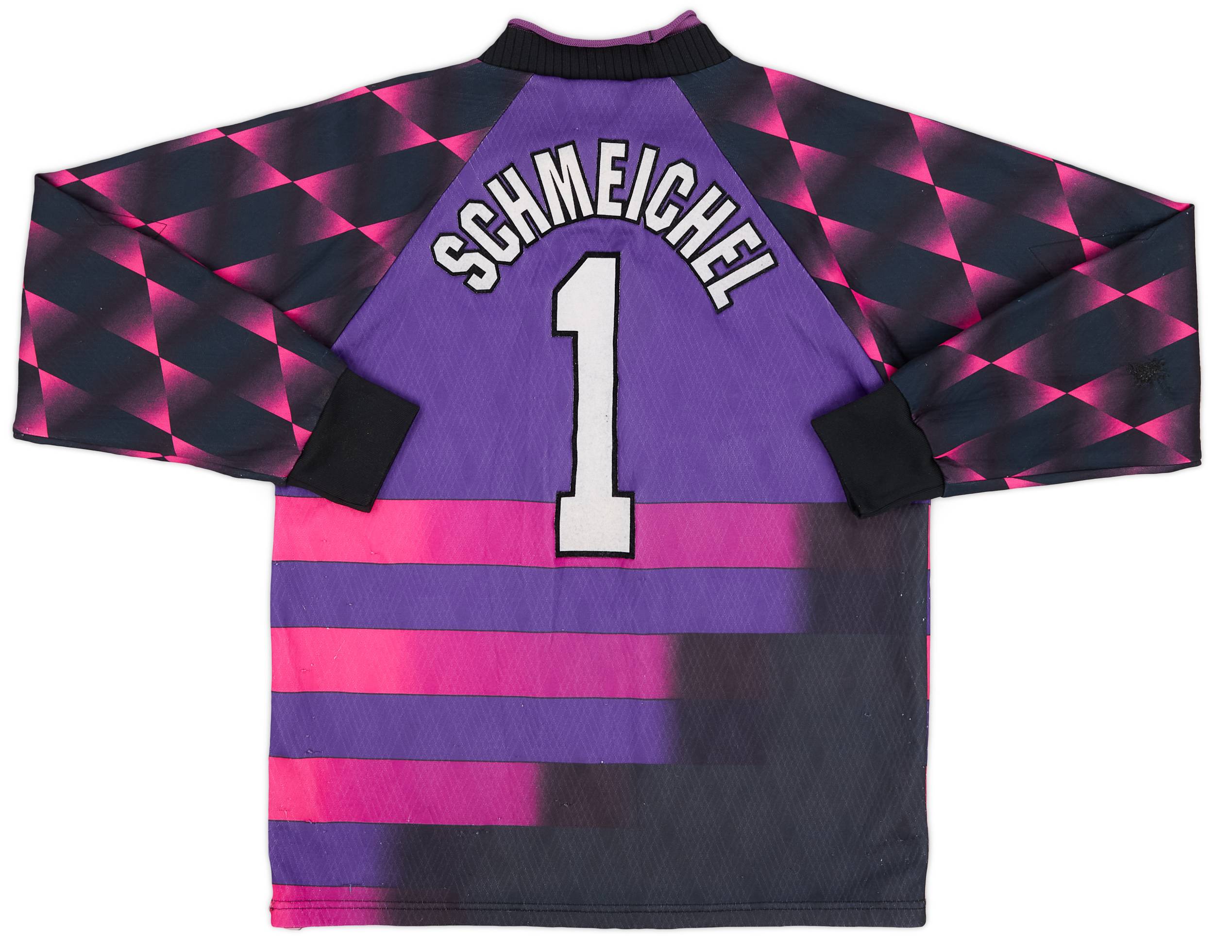 1996-97 Manchester United GK Shirt Schmeichel #1 - 6/10 - (Y)