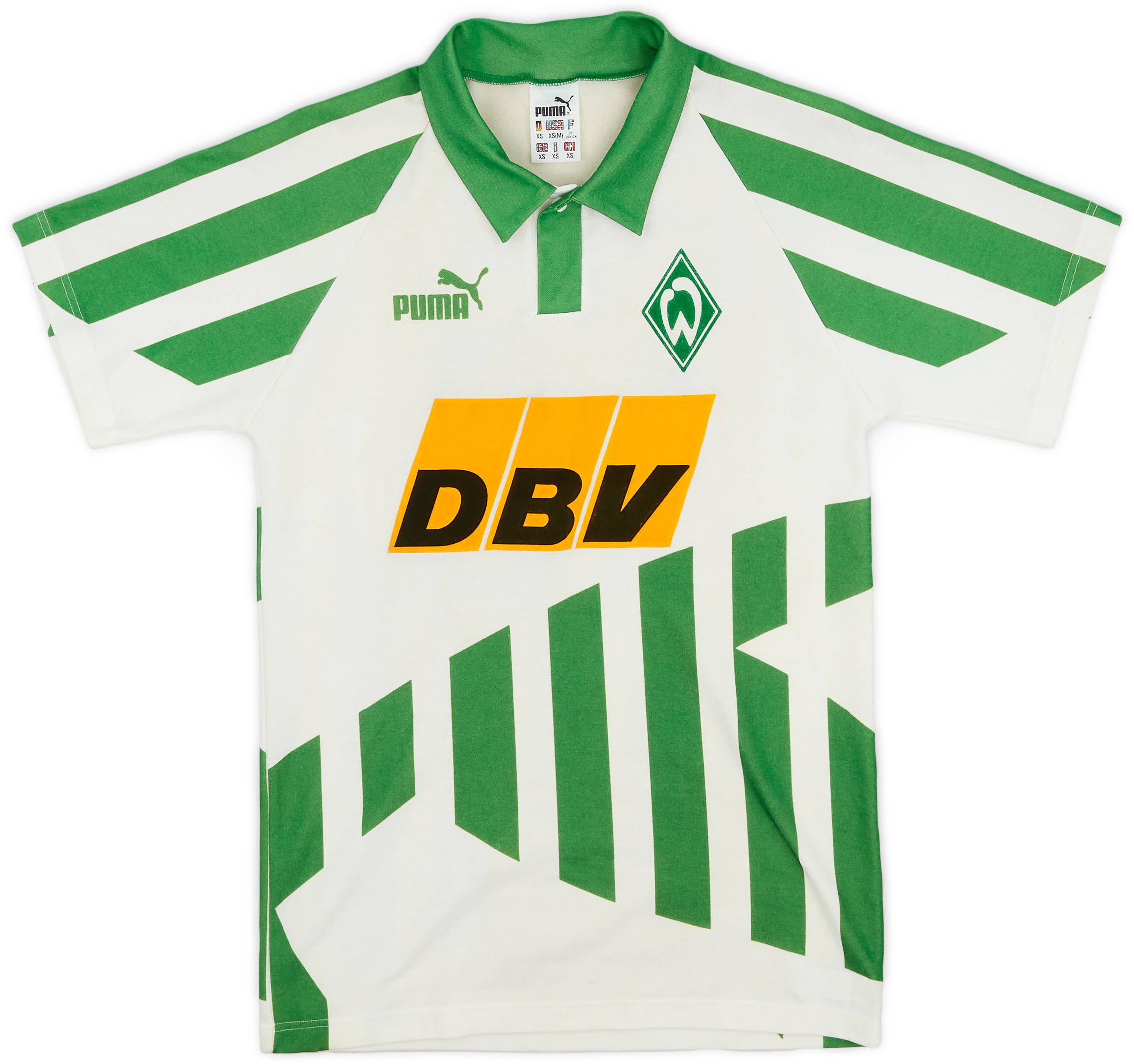 1994-95 Werder Bremen Home Shirt #10 - 8/10 - (XS)