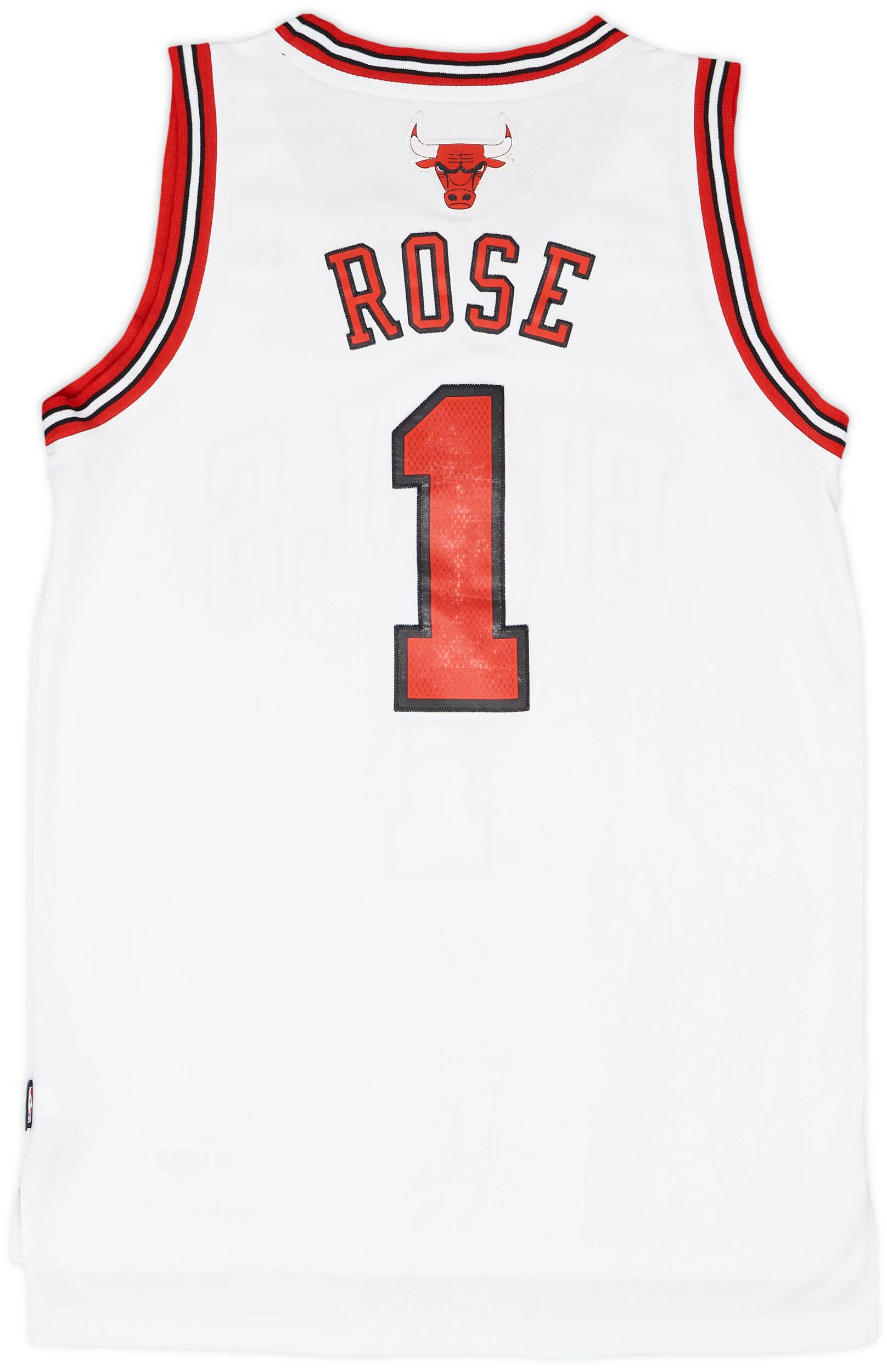 2010-14 Chicago Bulls Rose #1 adidas Swingman Camiseta Local - 7