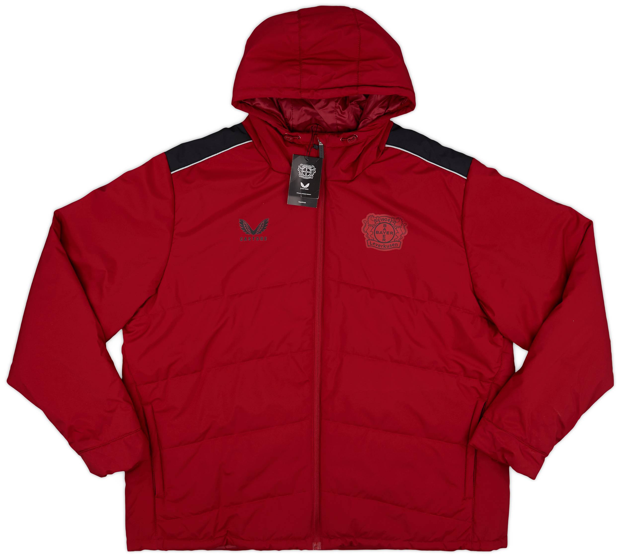 2022-23 Bayer Leverkusen Castore Padded Bench Jacket (3XL)